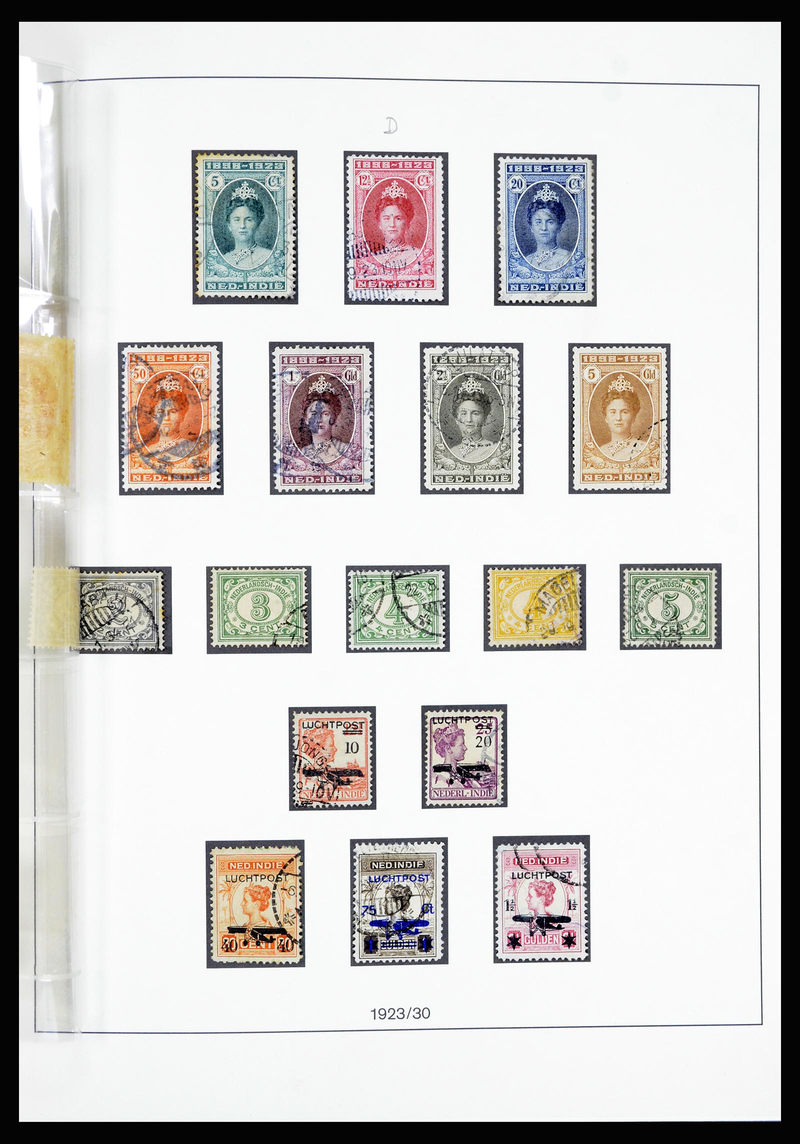 36804 030 - Postzegelverzameling 36804 Nederlands Indië 1864-1948.