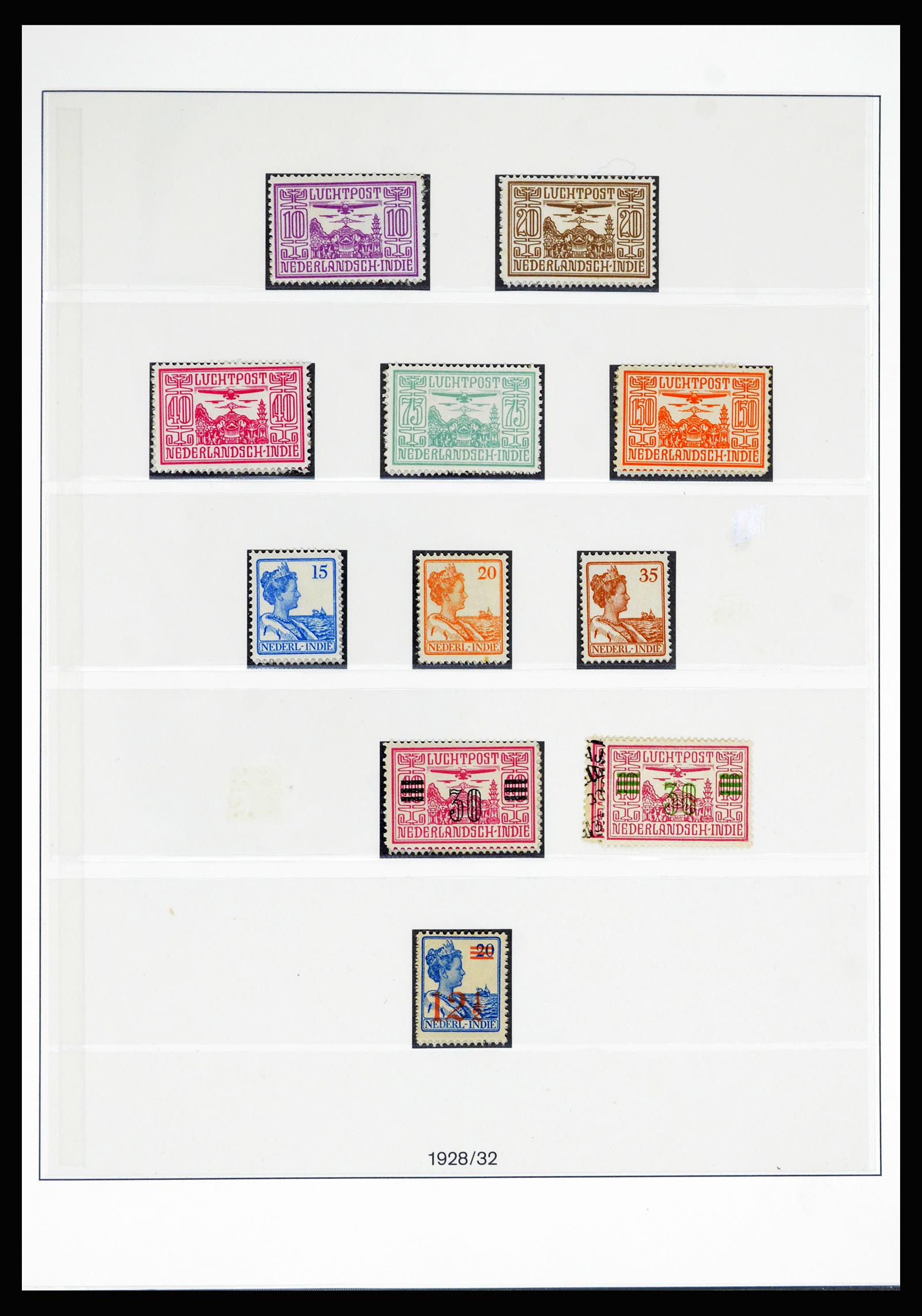 36804 031 - Postzegelverzameling 36804 Nederlands Indië 1864-1948.