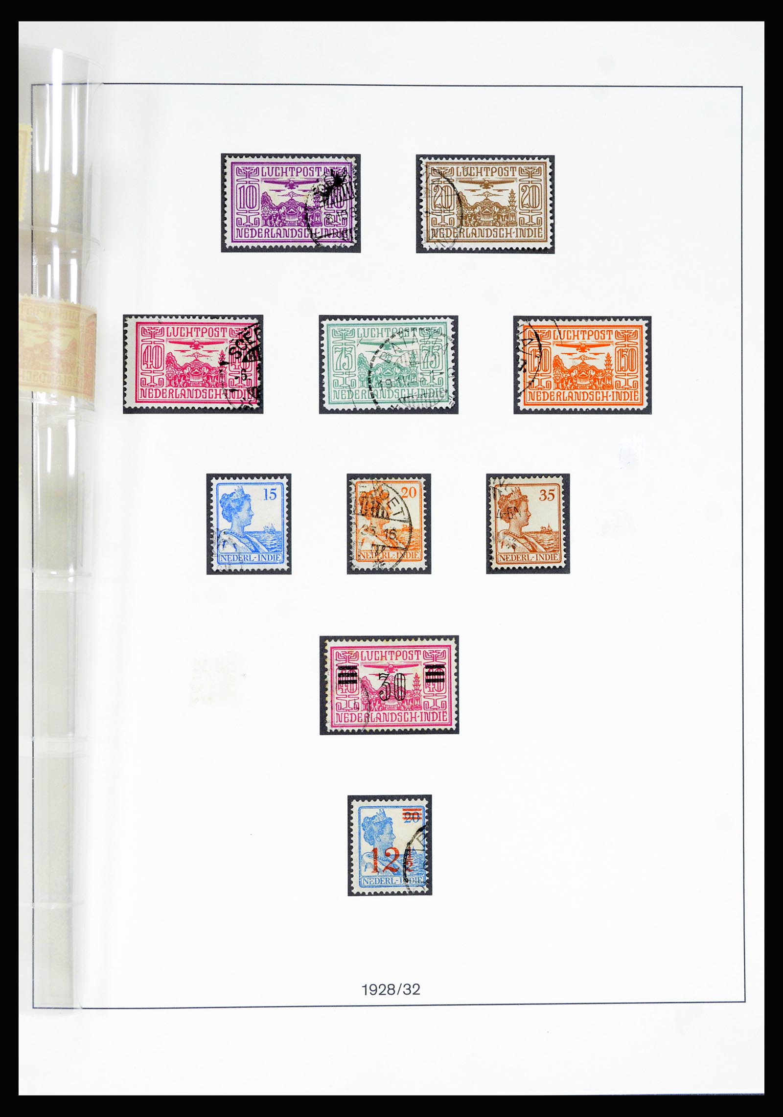 36804 032 - Postzegelverzameling 36804 Nederlands Indië 1864-1948.