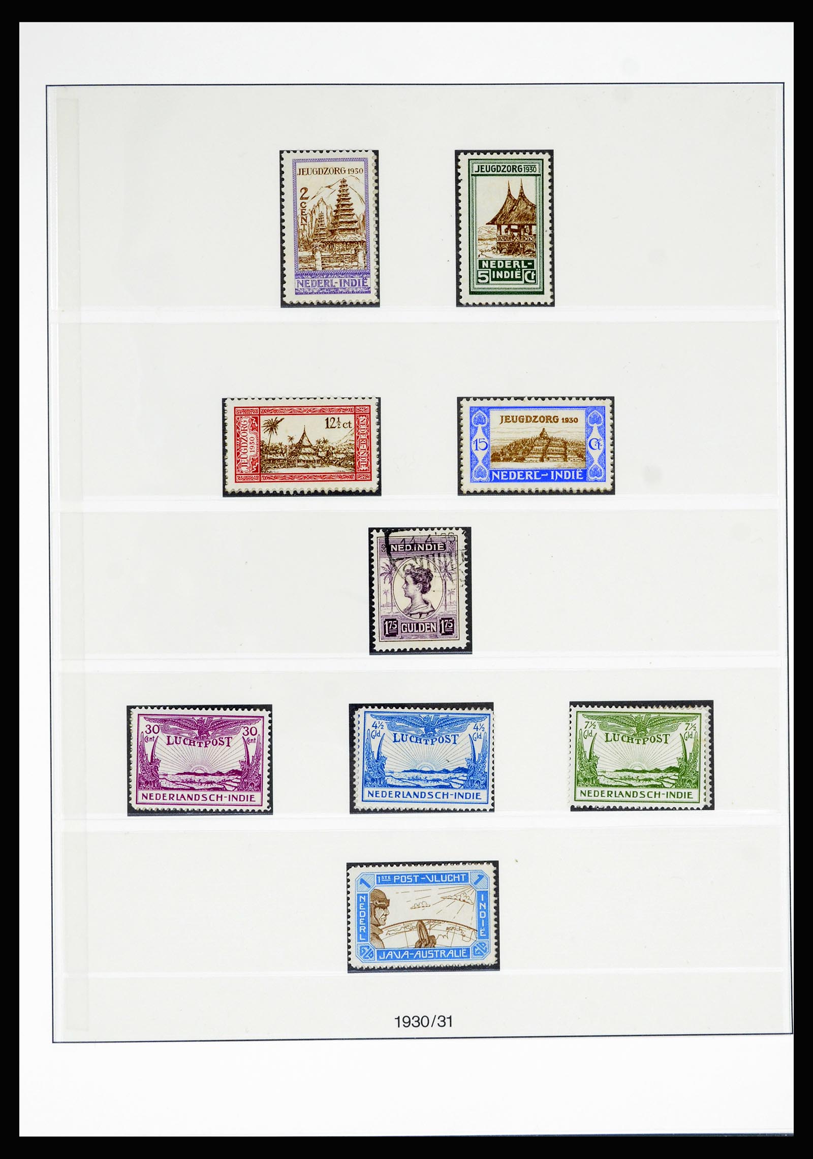 36804 033 - Postzegelverzameling 36804 Nederlands Indië 1864-1948.