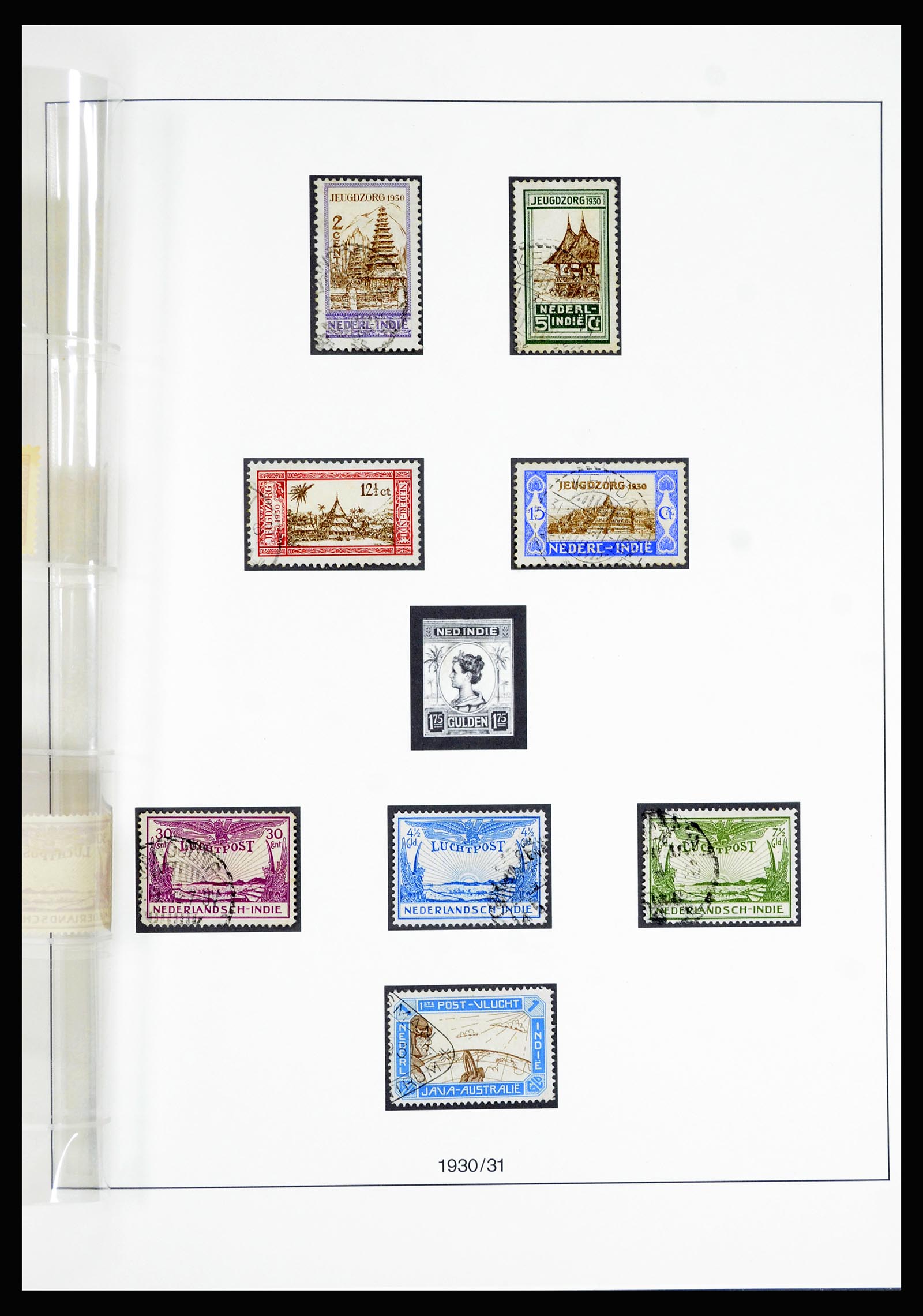 36804 034 - Postzegelverzameling 36804 Nederlands Indië 1864-1948.