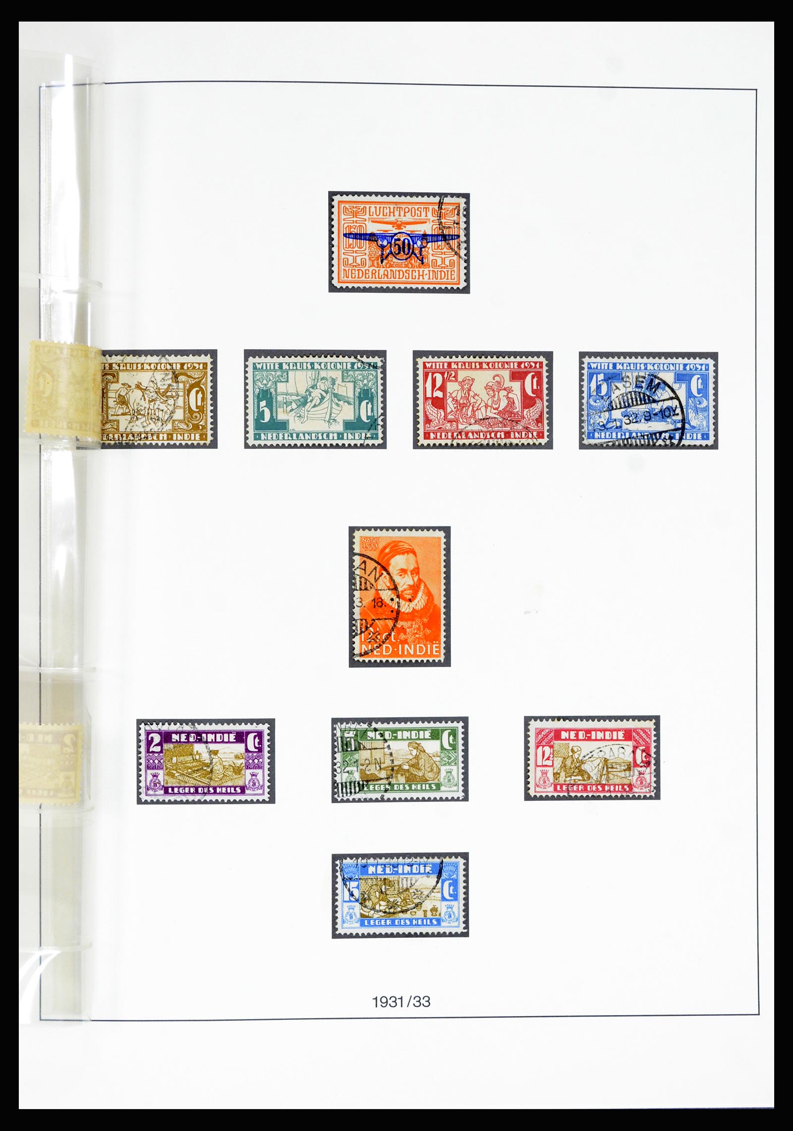 36804 036 - Postzegelverzameling 36804 Nederlands Indië 1864-1948.