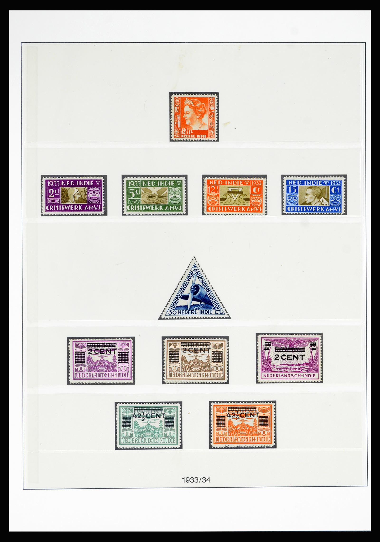 36804 037 - Postzegelverzameling 36804 Nederlands Indië 1864-1948.
