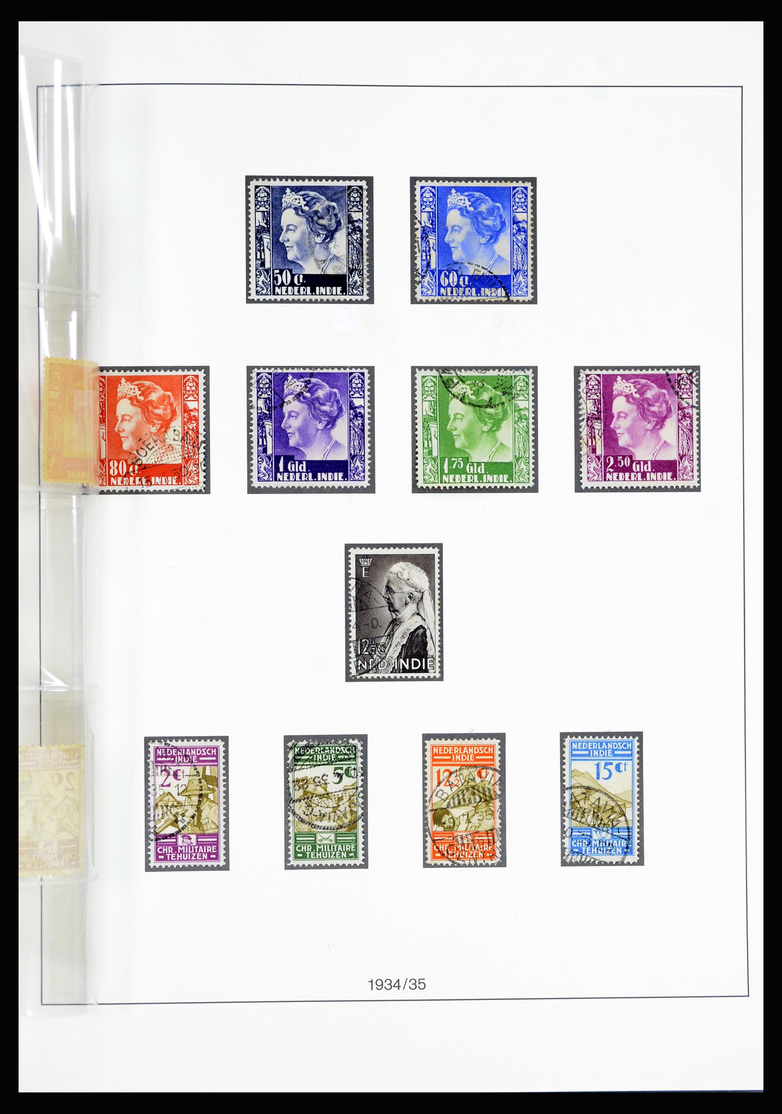 36804 042 - Postzegelverzameling 36804 Nederlands Indië 1864-1948.