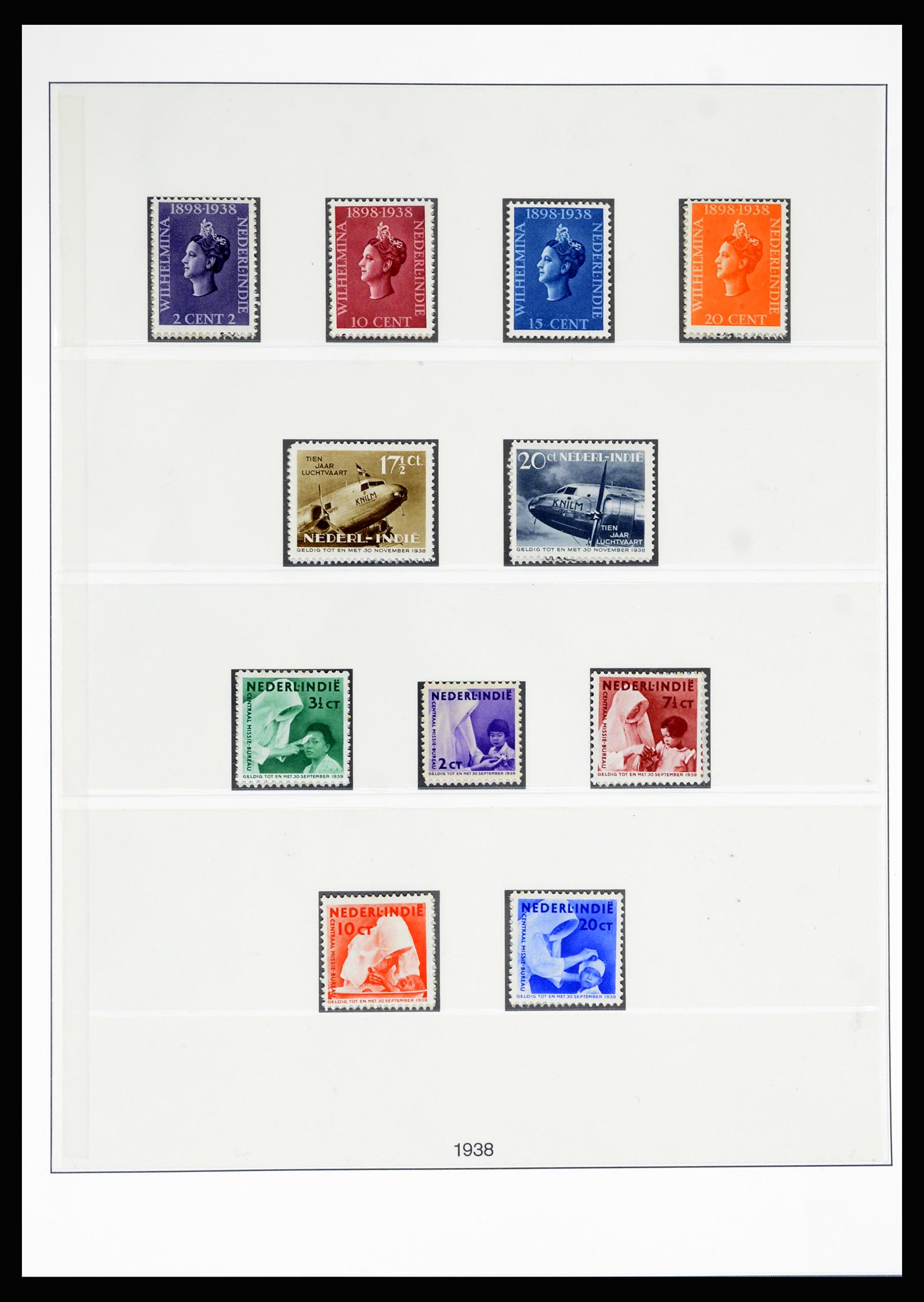 36804 045 - Postzegelverzameling 36804 Nederlands Indië 1864-1948.
