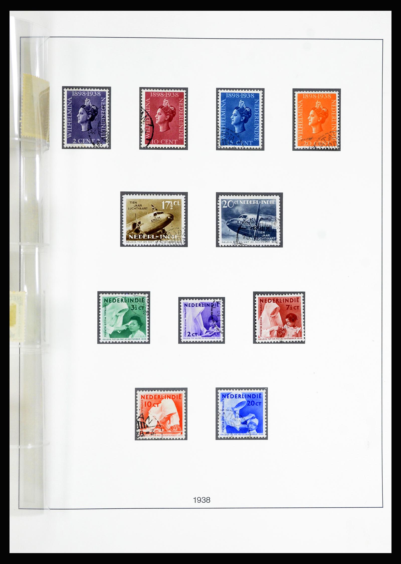 36804 046 - Postzegelverzameling 36804 Nederlands Indië 1864-1948.
