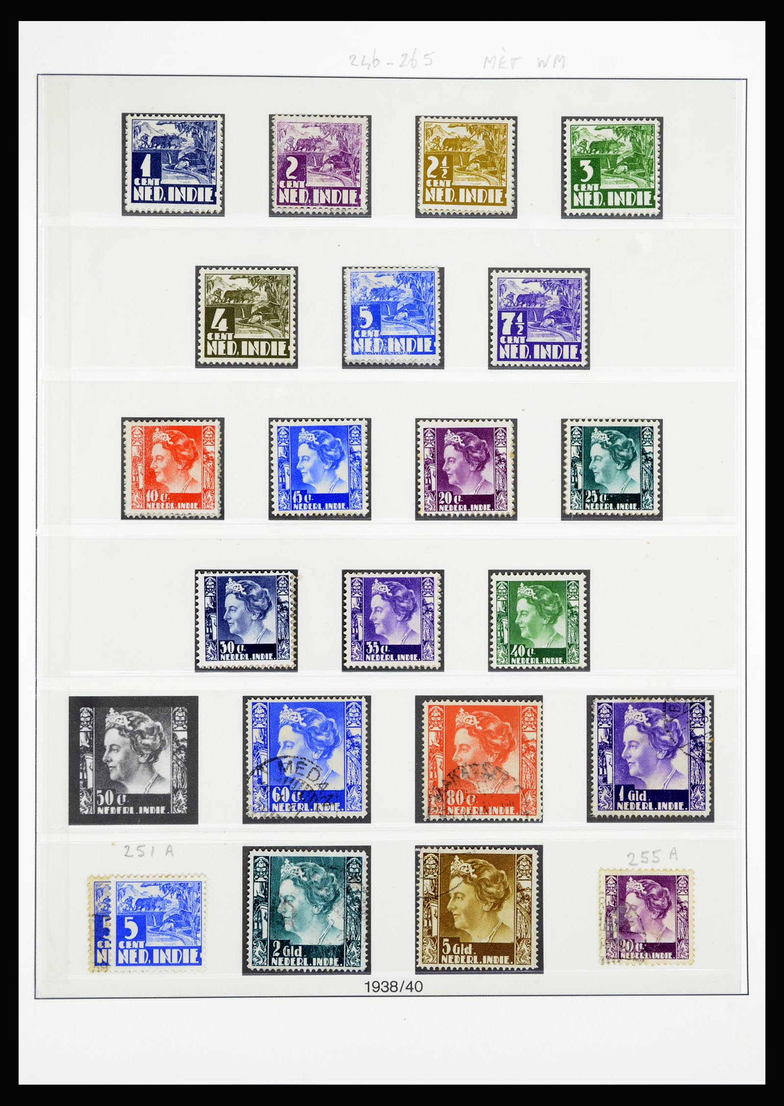 36804 047 - Postzegelverzameling 36804 Nederlands Indië 1864-1948.