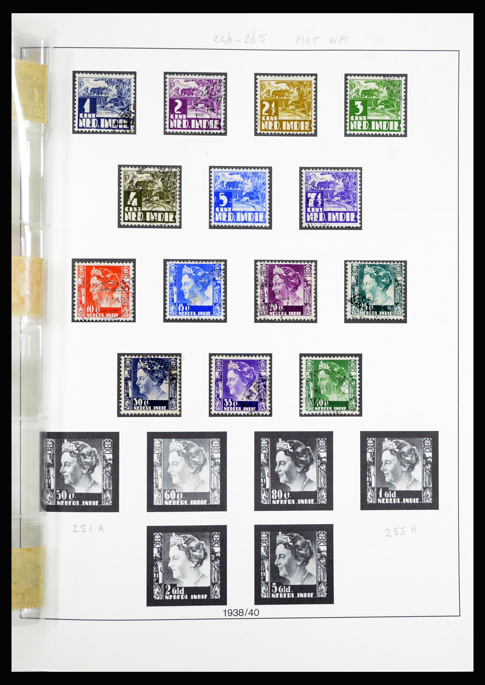 36804 048 - Postzegelverzameling 36804 Nederlands Indië 1864-1948.
