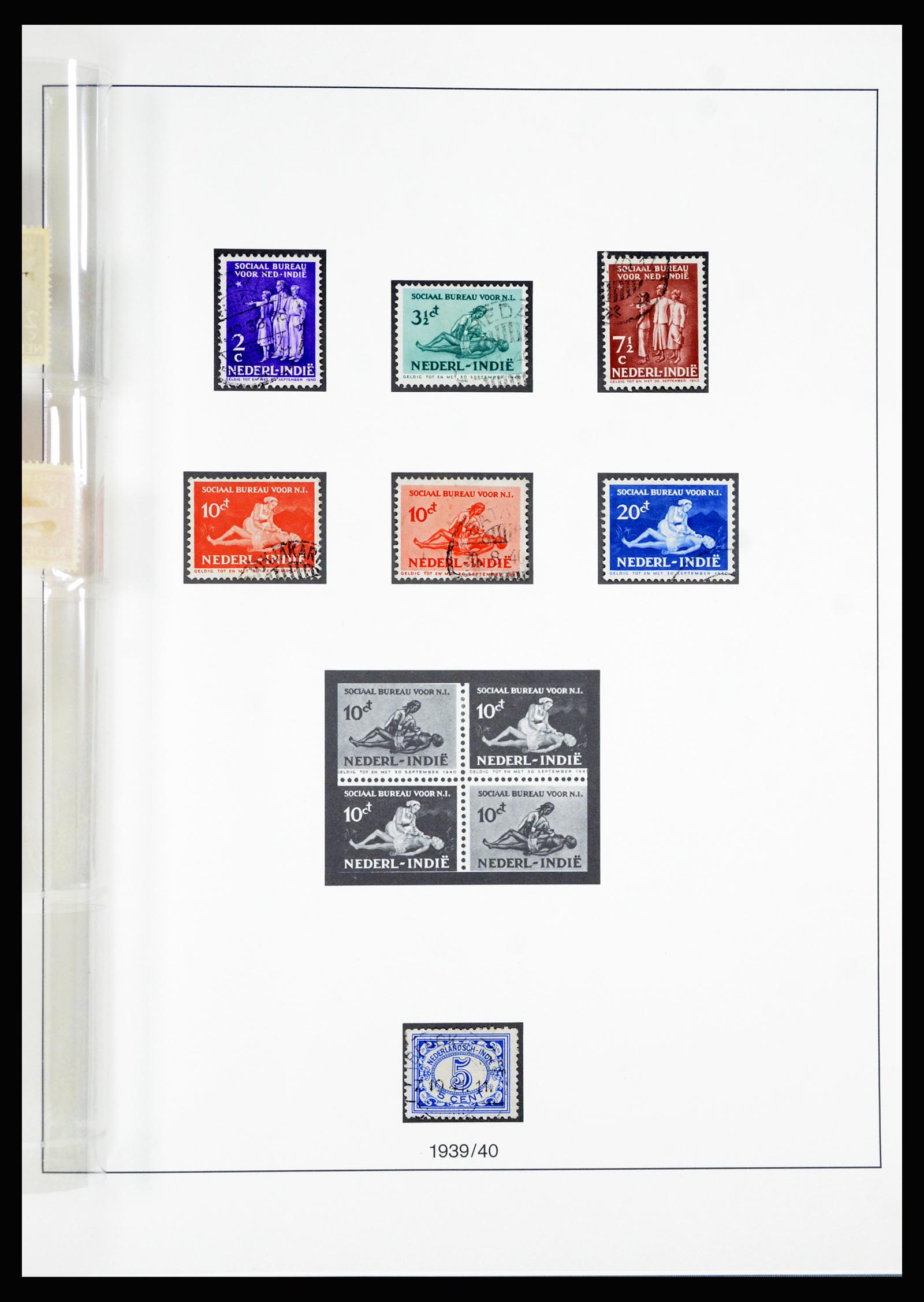 36804 050 - Postzegelverzameling 36804 Nederlands Indië 1864-1948.