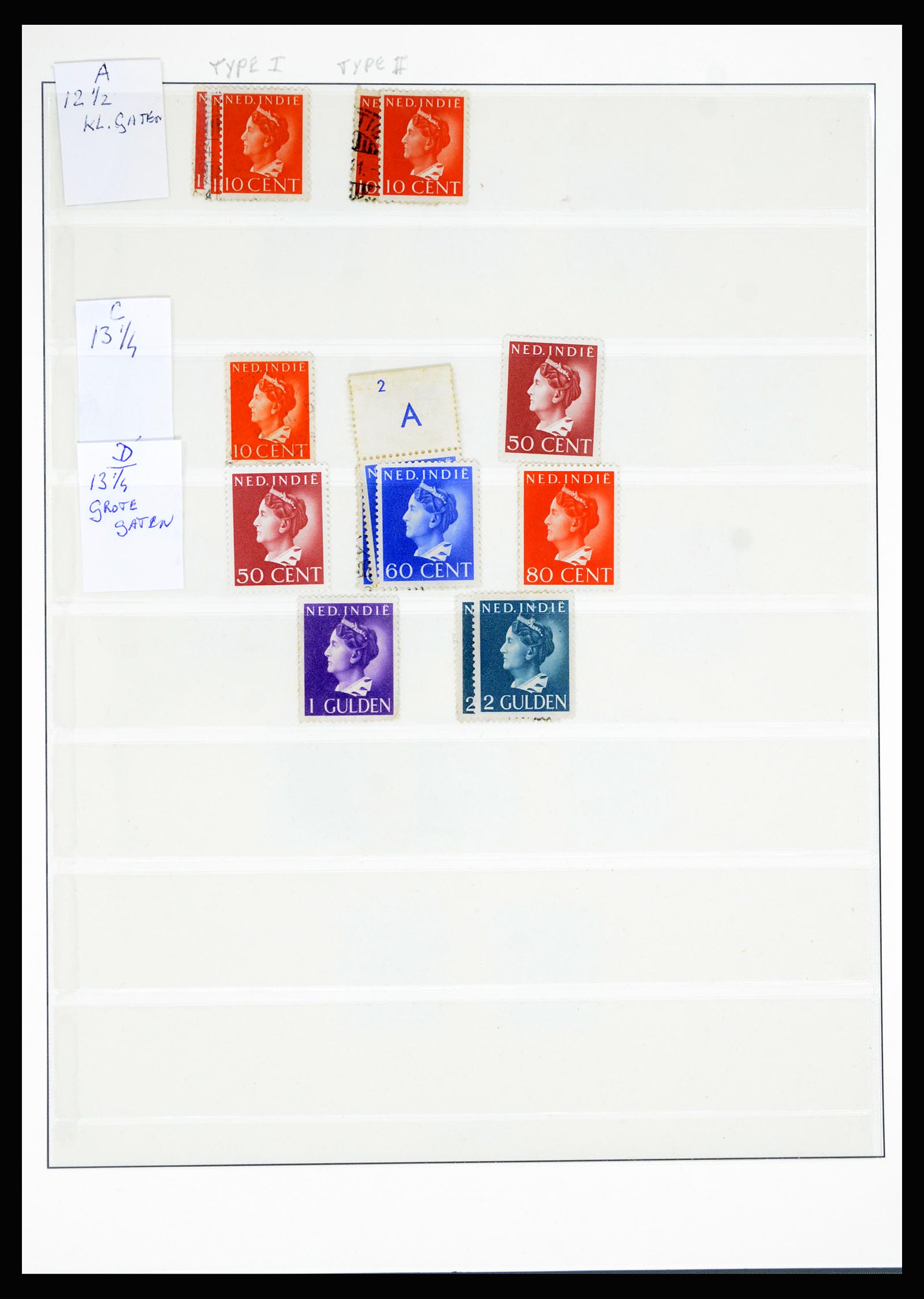 36804 053 - Postzegelverzameling 36804 Nederlands Indië 1864-1948.