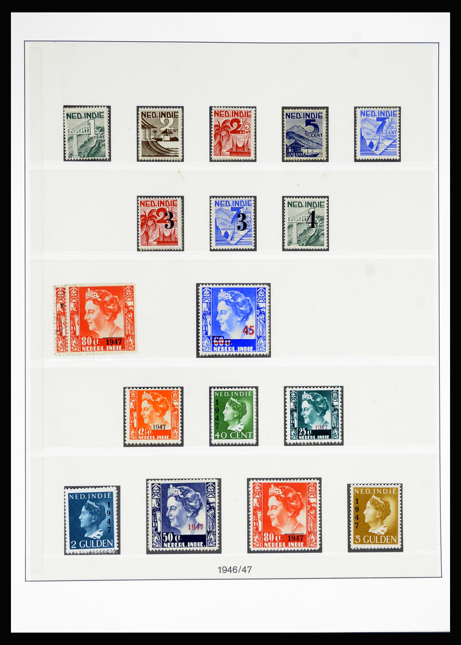 36804 058 - Postzegelverzameling 36804 Nederlands Indië 1864-1948.