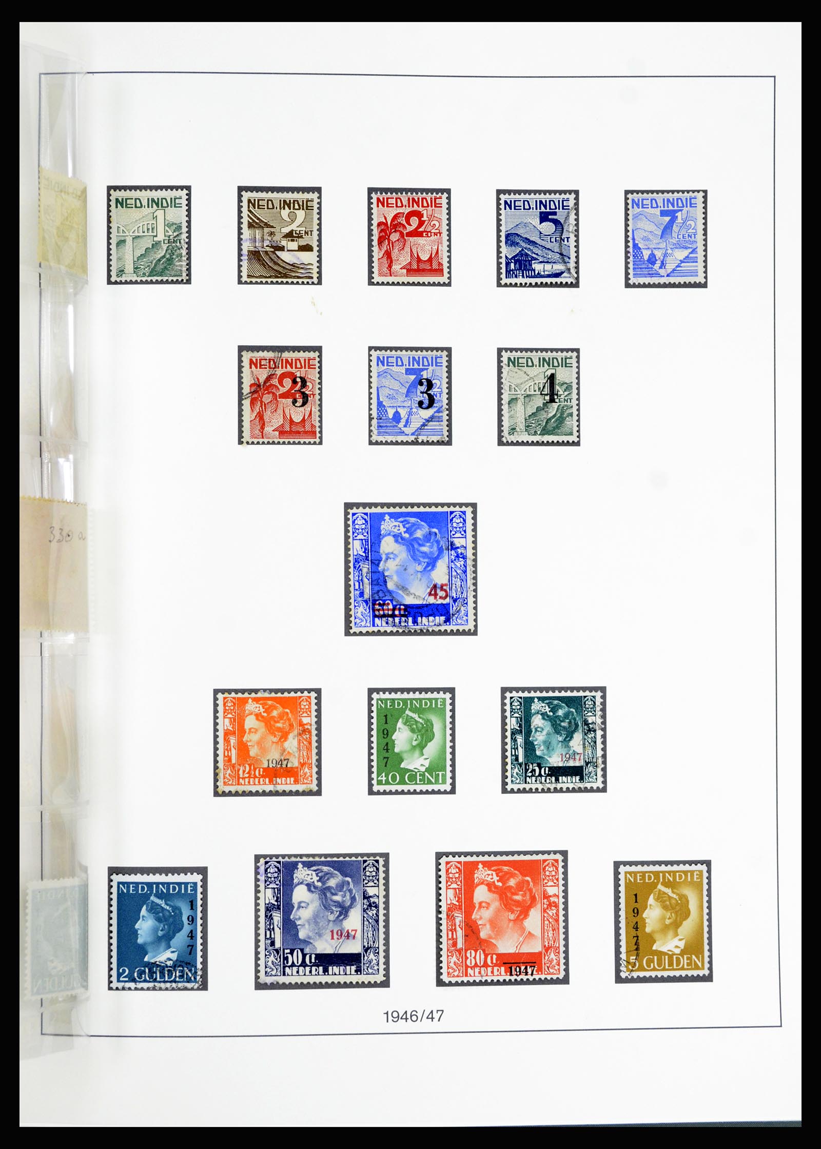 36804 059 - Postzegelverzameling 36804 Nederlands Indië 1864-1948.