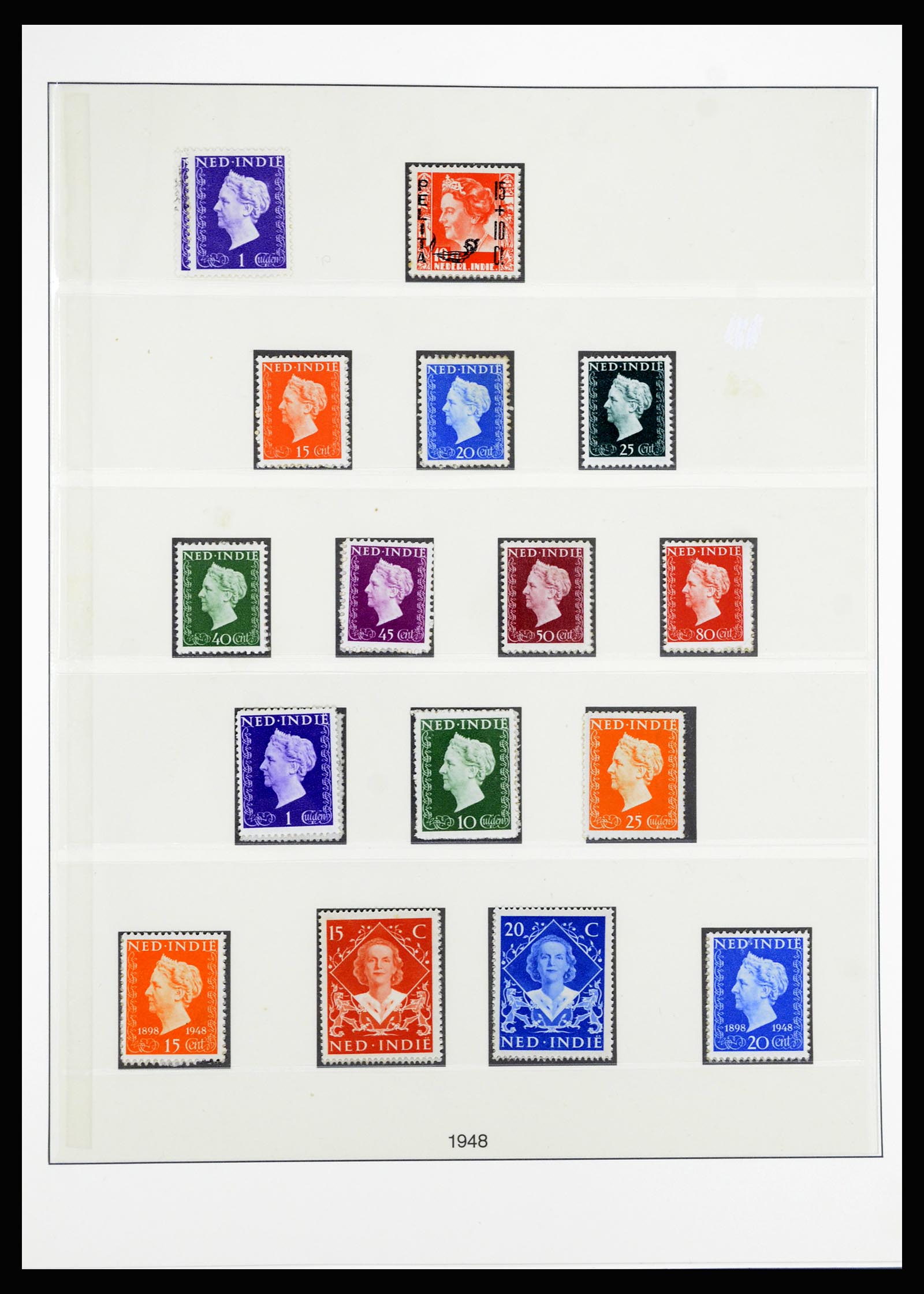 36804 060 - Postzegelverzameling 36804 Nederlands Indië 1864-1948.