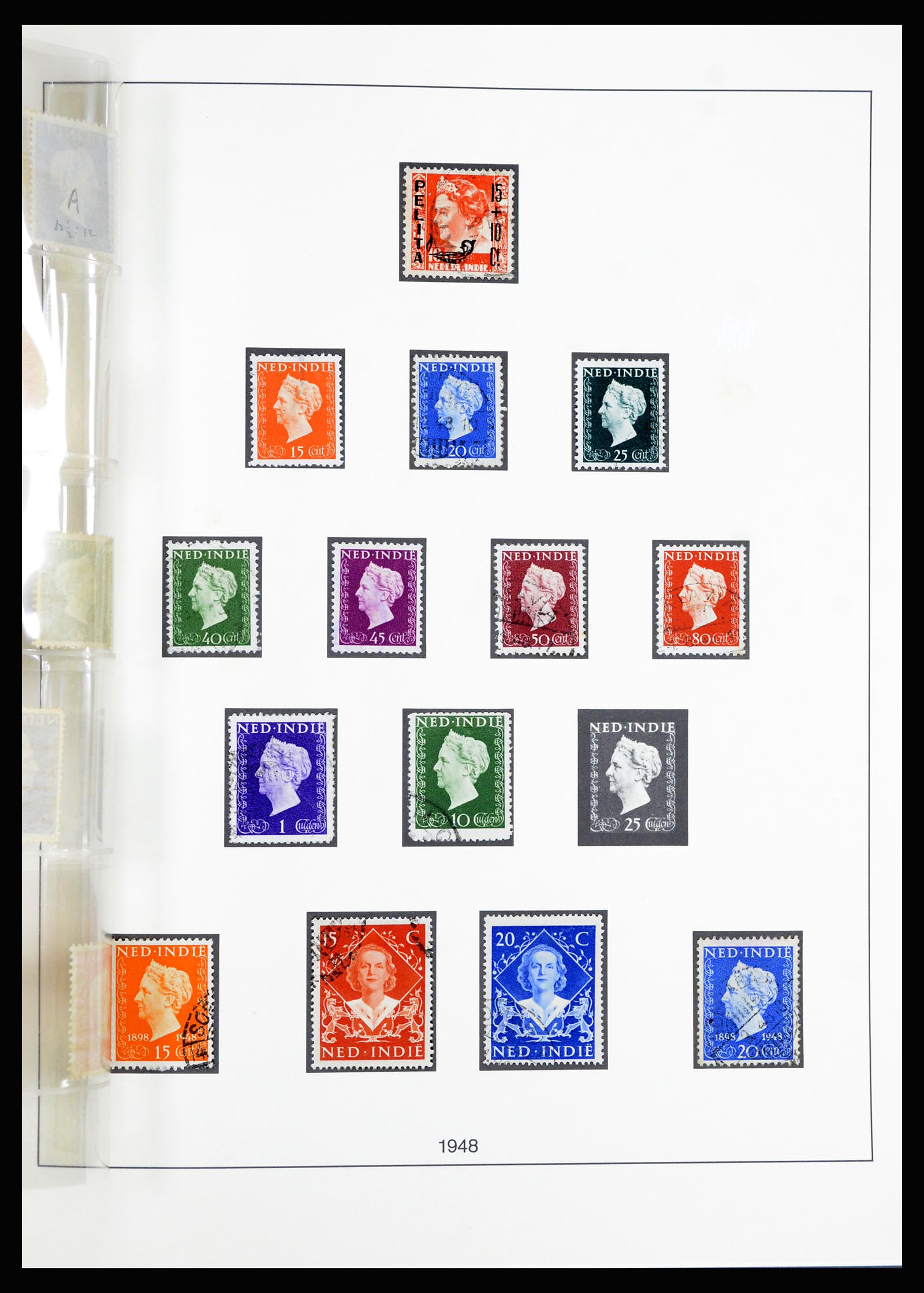 36804 061 - Postzegelverzameling 36804 Nederlands Indië 1864-1948.