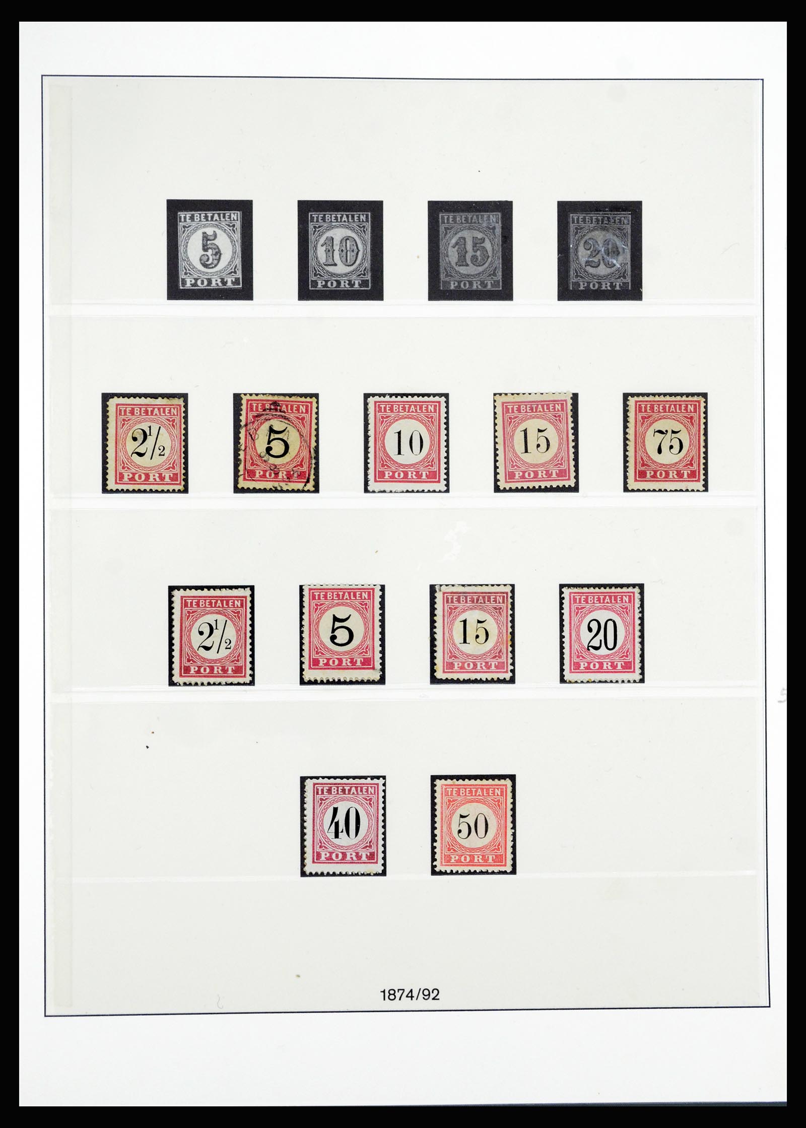 36804 067 - Postzegelverzameling 36804 Nederlands Indië 1864-1948.
