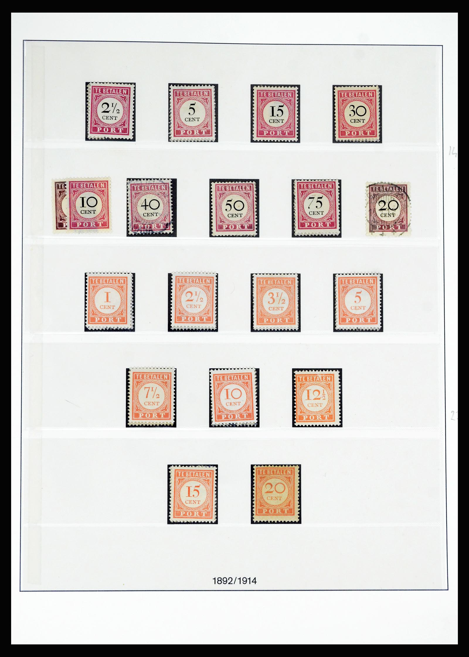 36804 071 - Postzegelverzameling 36804 Nederlands Indië 1864-1948.