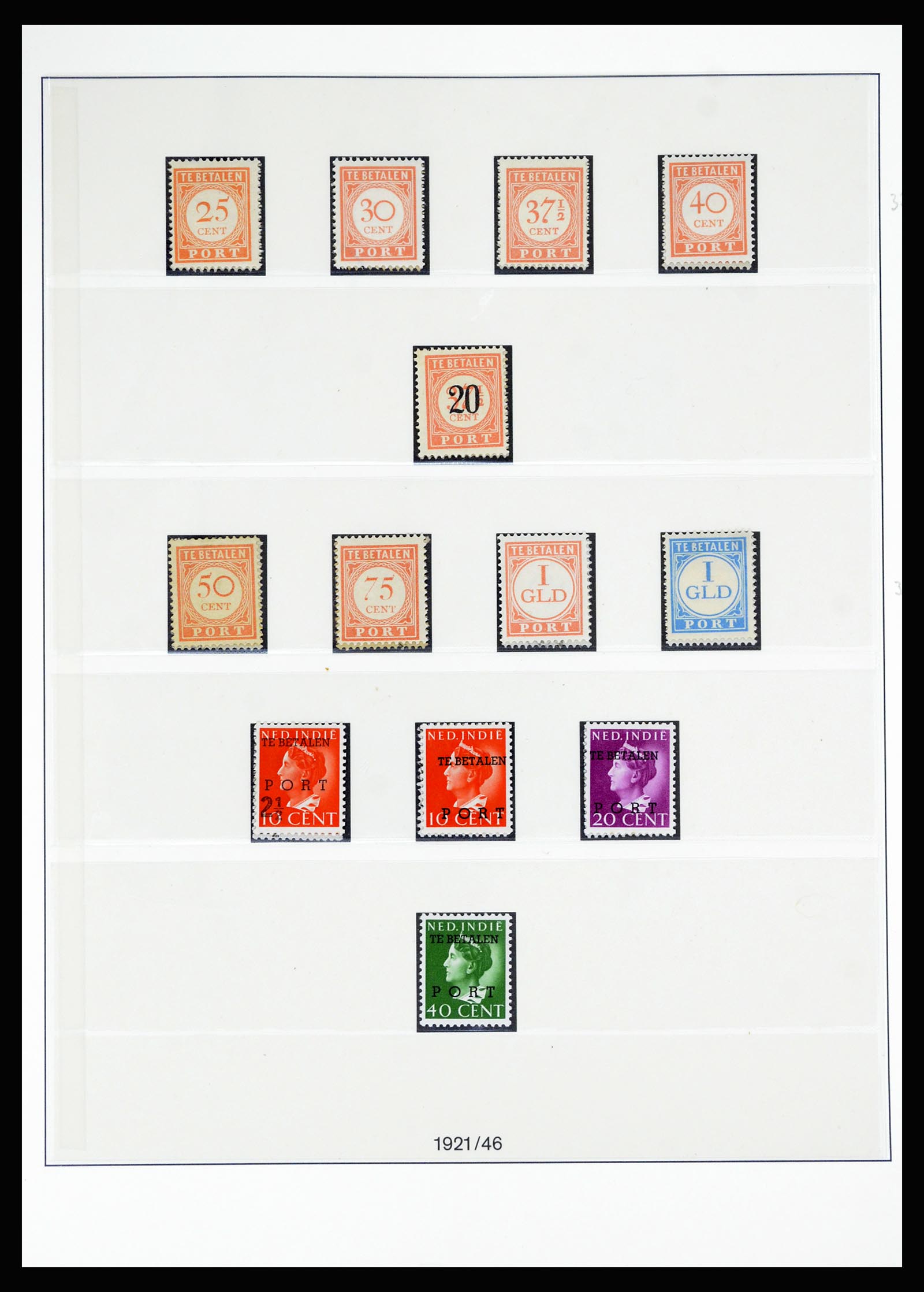 36804 073 - Postzegelverzameling 36804 Nederlands Indië 1864-1948.