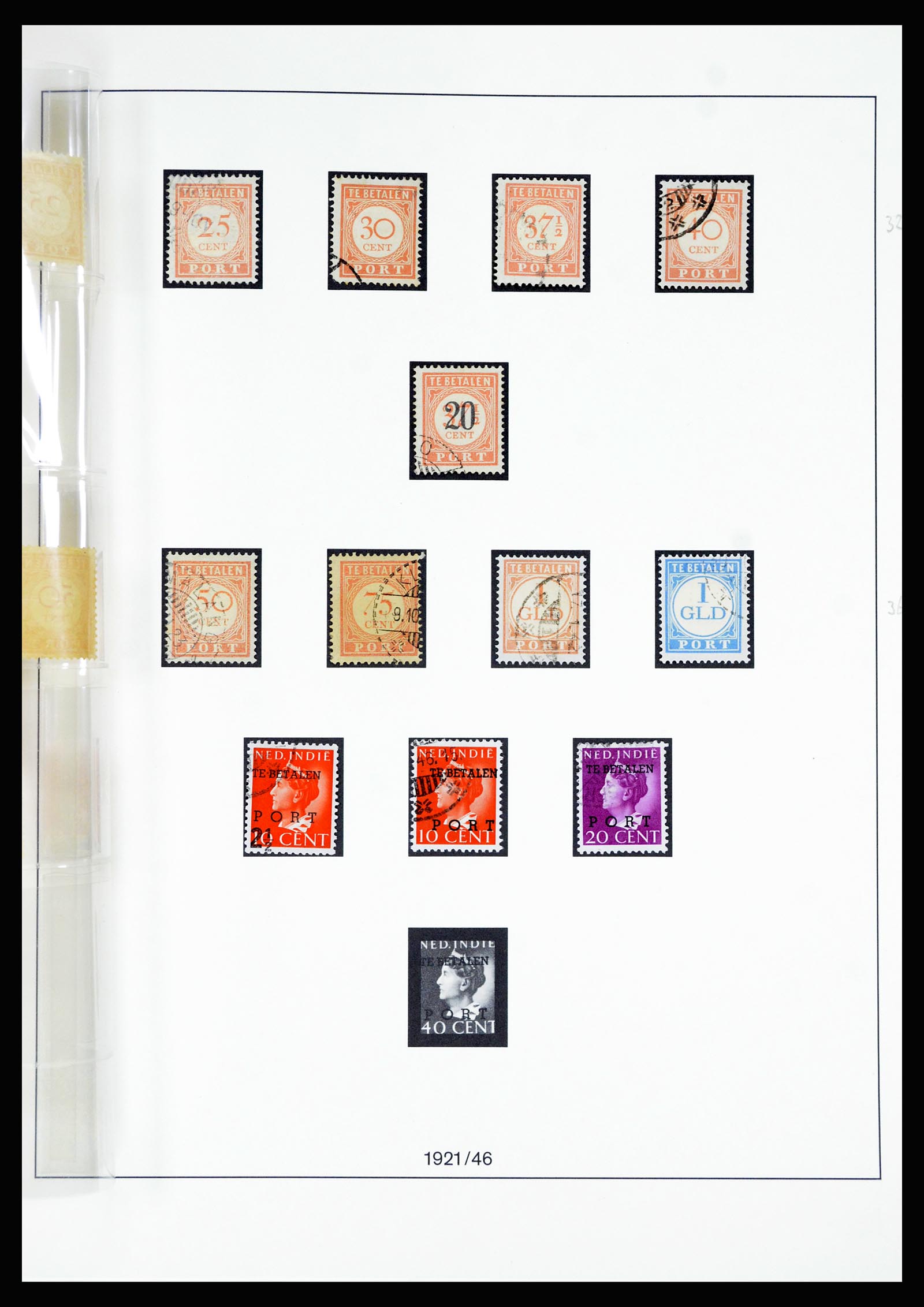 36804 074 - Postzegelverzameling 36804 Nederlands Indië 1864-1948.