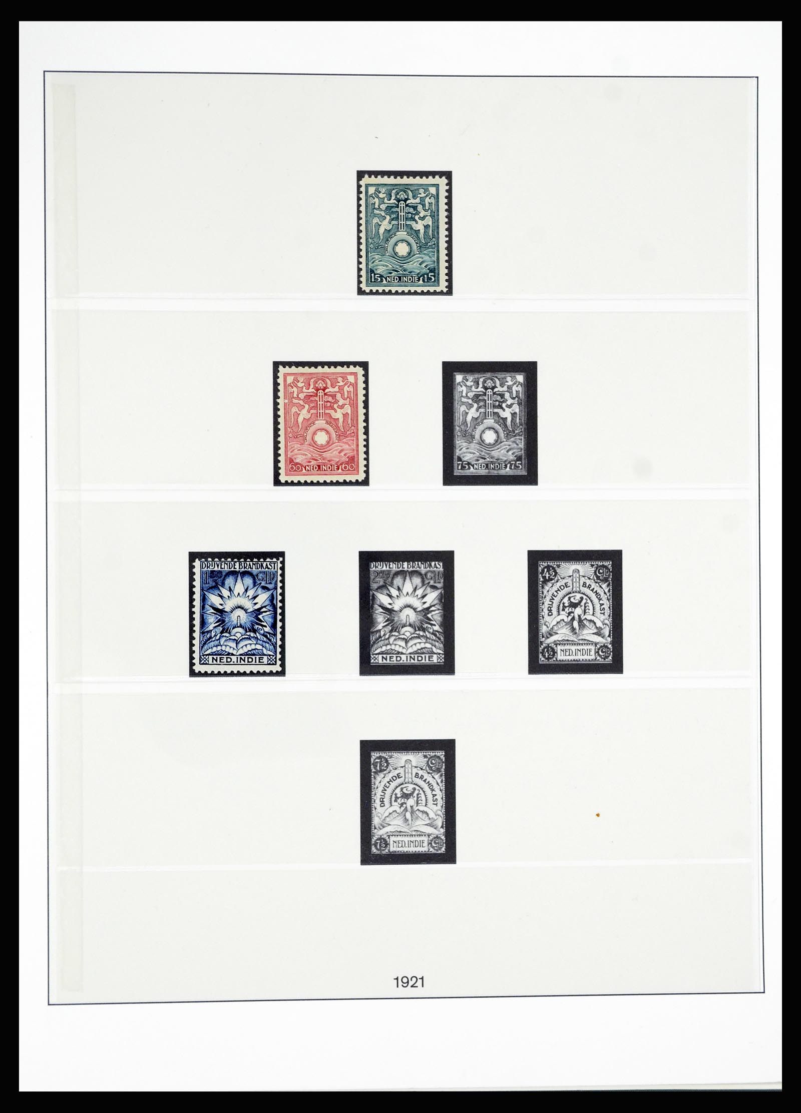 36804 077 - Postzegelverzameling 36804 Nederlands Indië 1864-1948.