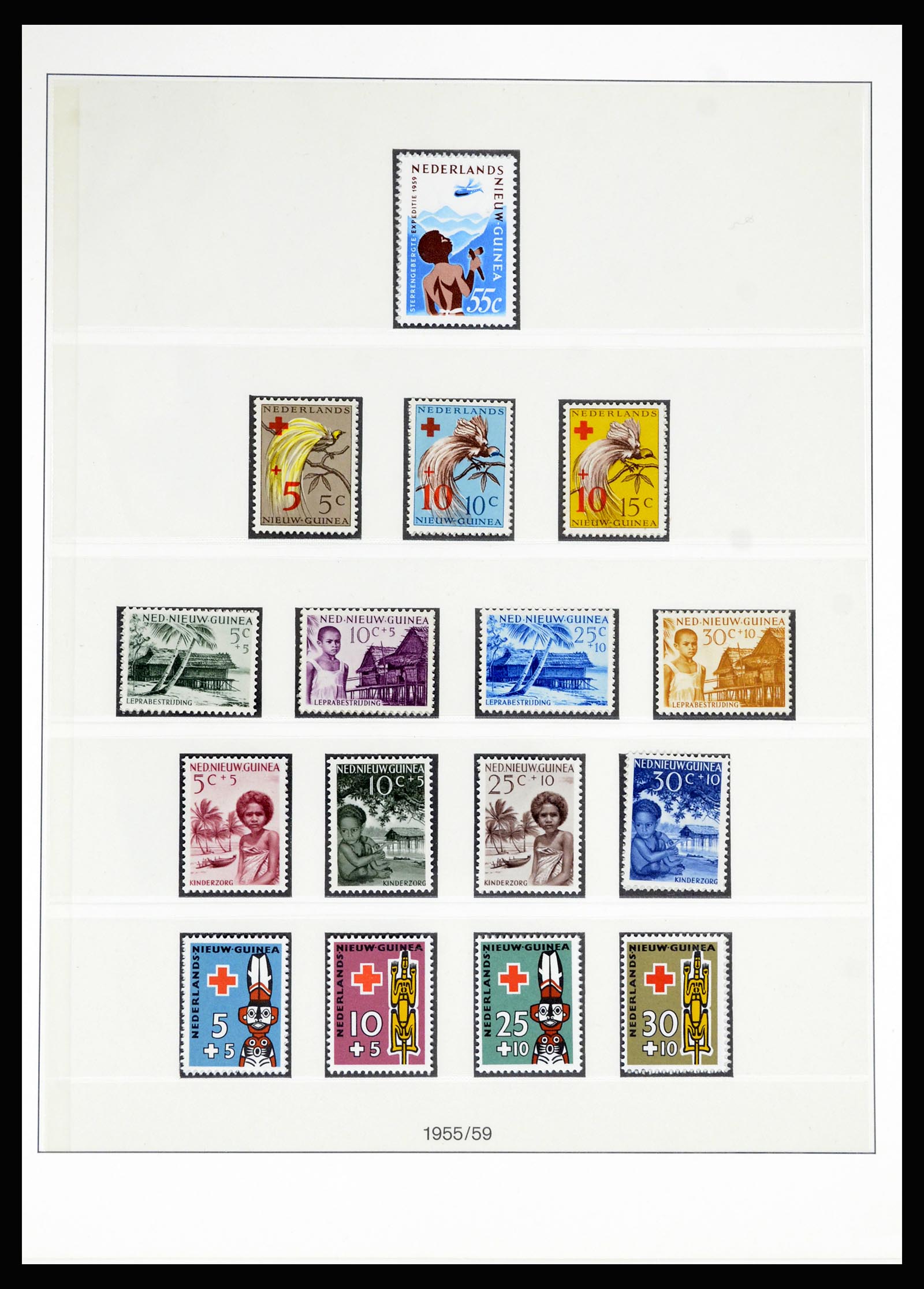 36804 082 - Postzegelverzameling 36804 Nederlands Indië 1864-1948.