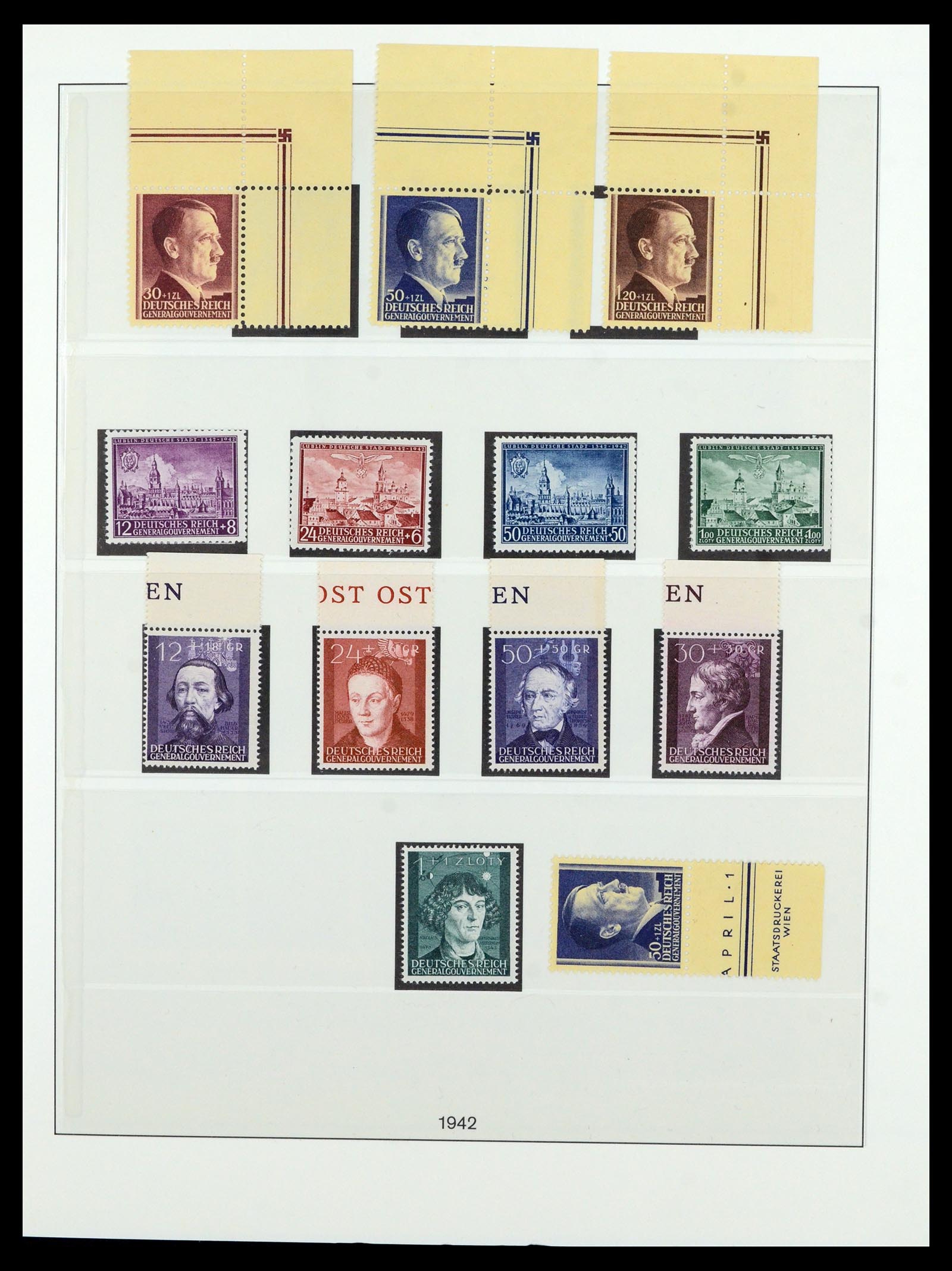36805 012 - Postzegelverzameling 36805 Duitse bezettingen WO II 1939-1945.