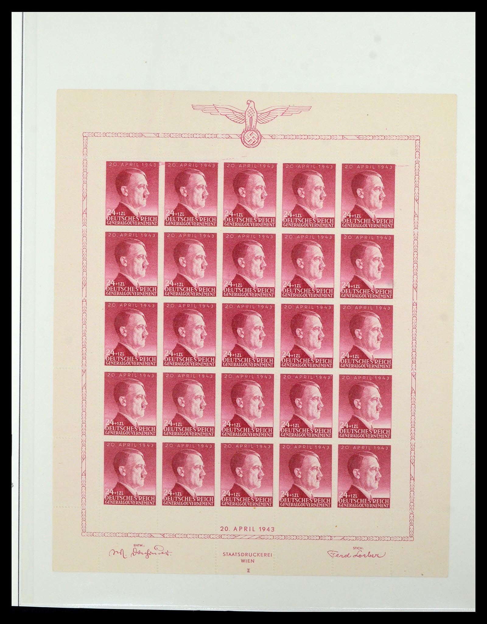 36805 019 - Postzegelverzameling 36805 Duitse bezettingen WO II 1939-1945.