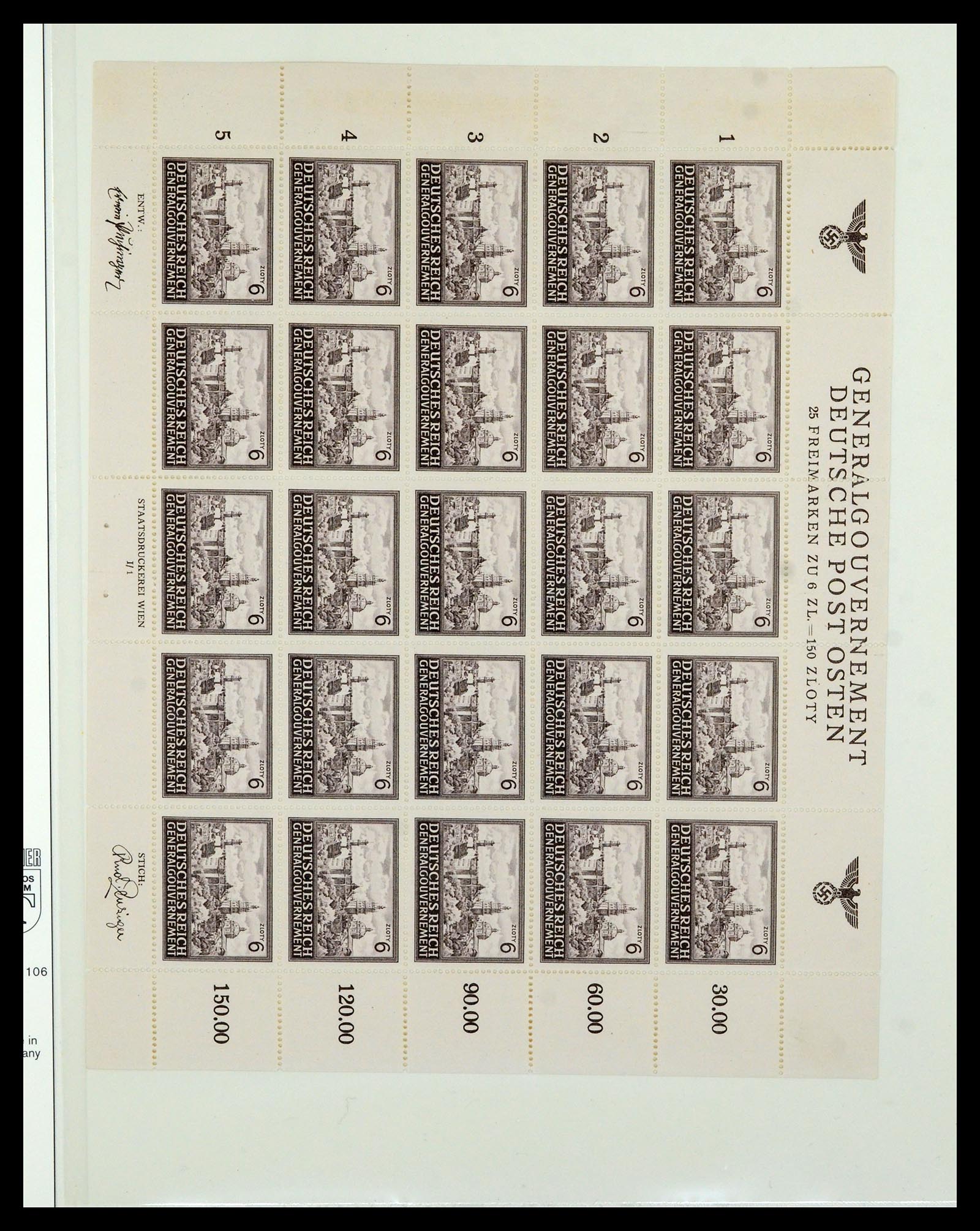 36805 029 - Stamp collection 36805 German occupations WW II 1939-1945.