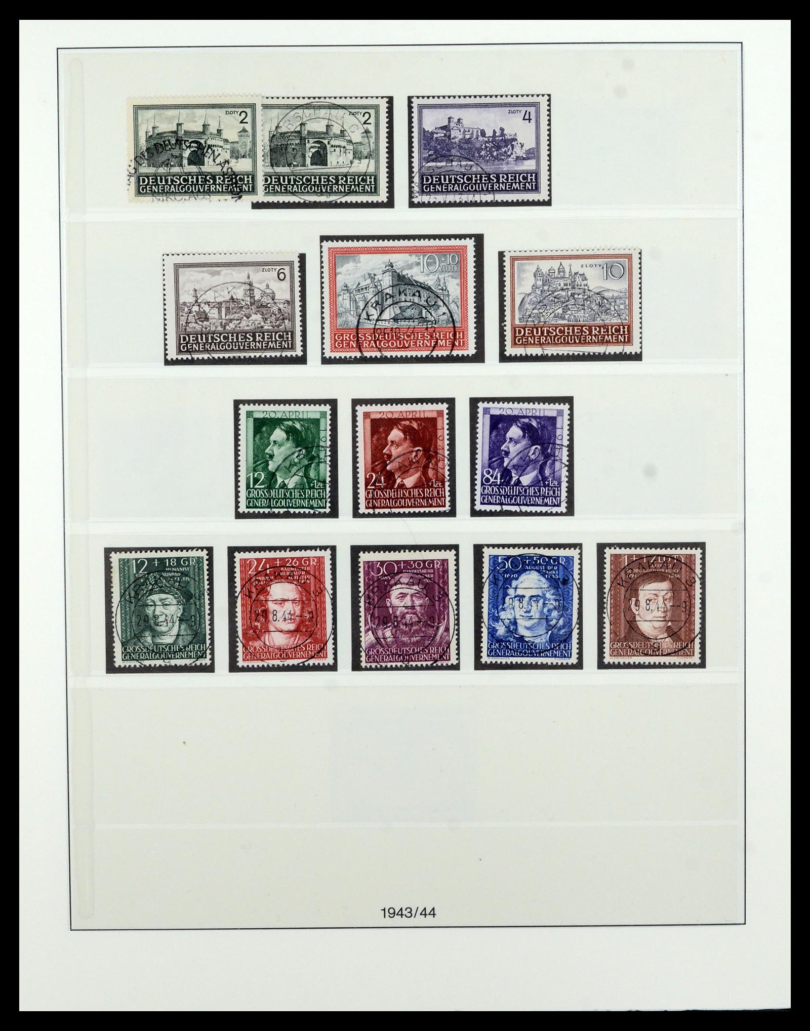 36805 031 - Stamp collection 36805 German occupations WW II 1939-1945.