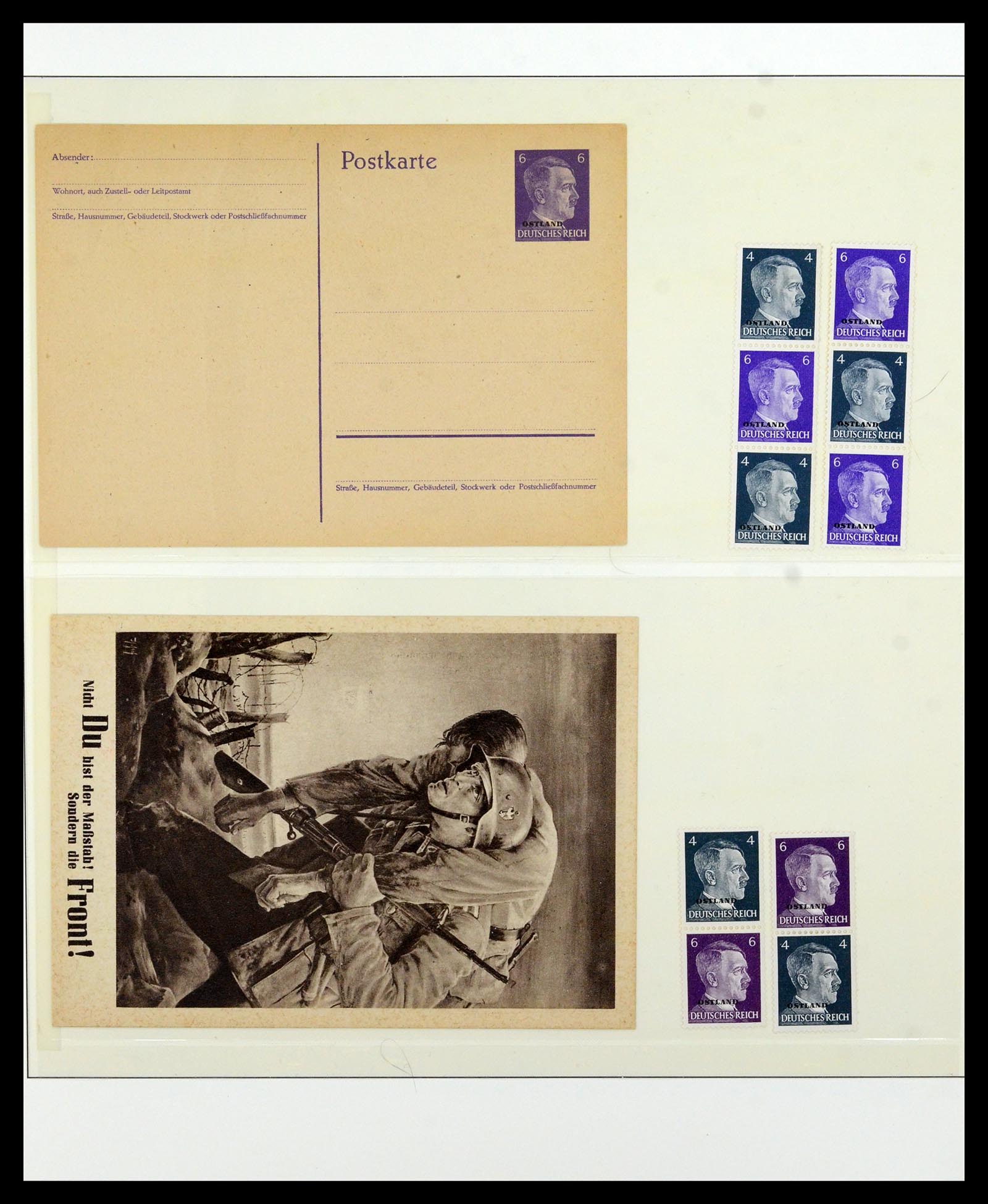 36805 042 - Stamp collection 36805 German occupations WW II 1939-1945.