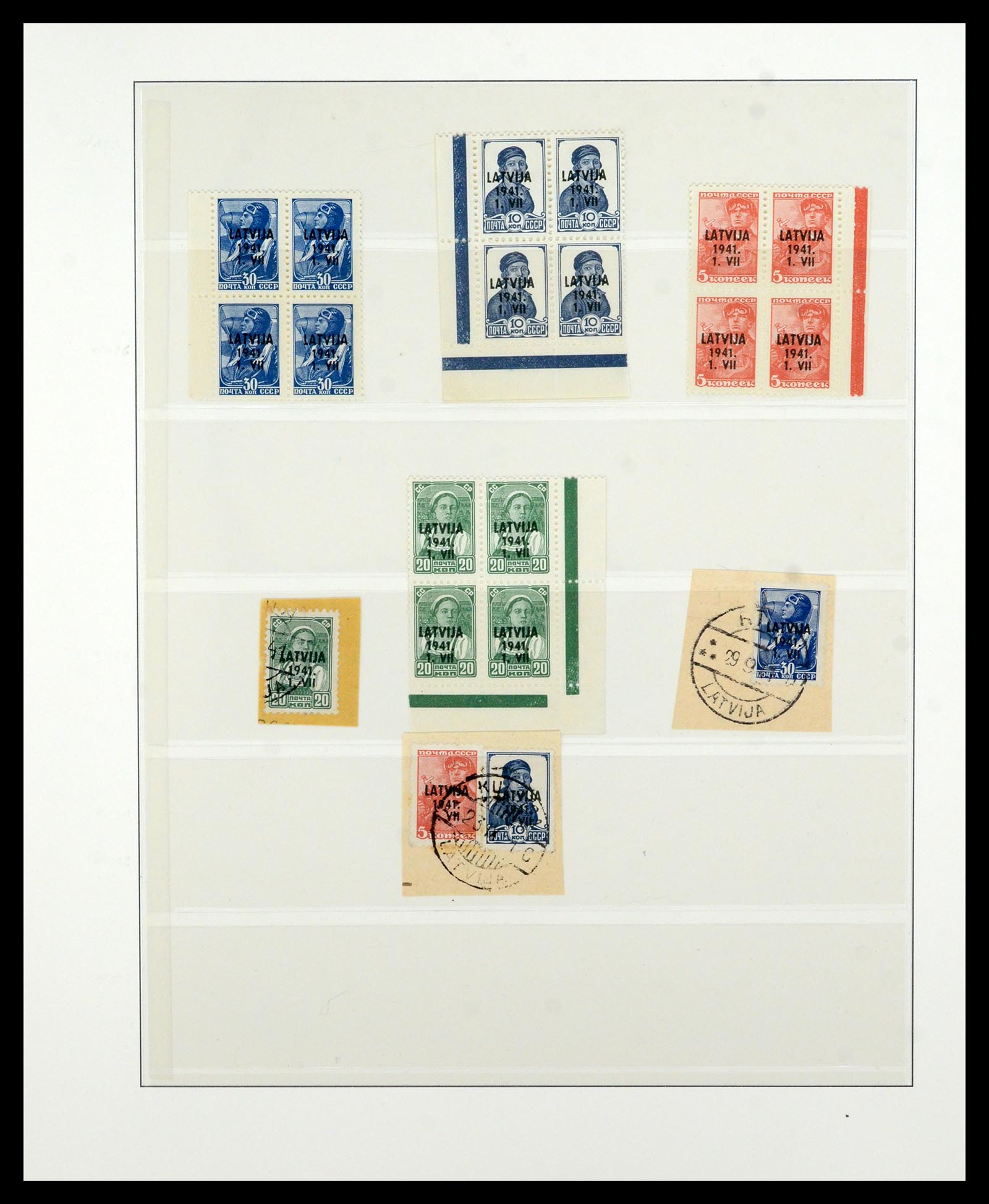 36805 046 - Stamp collection 36805 German occupations WW II 1939-1945.