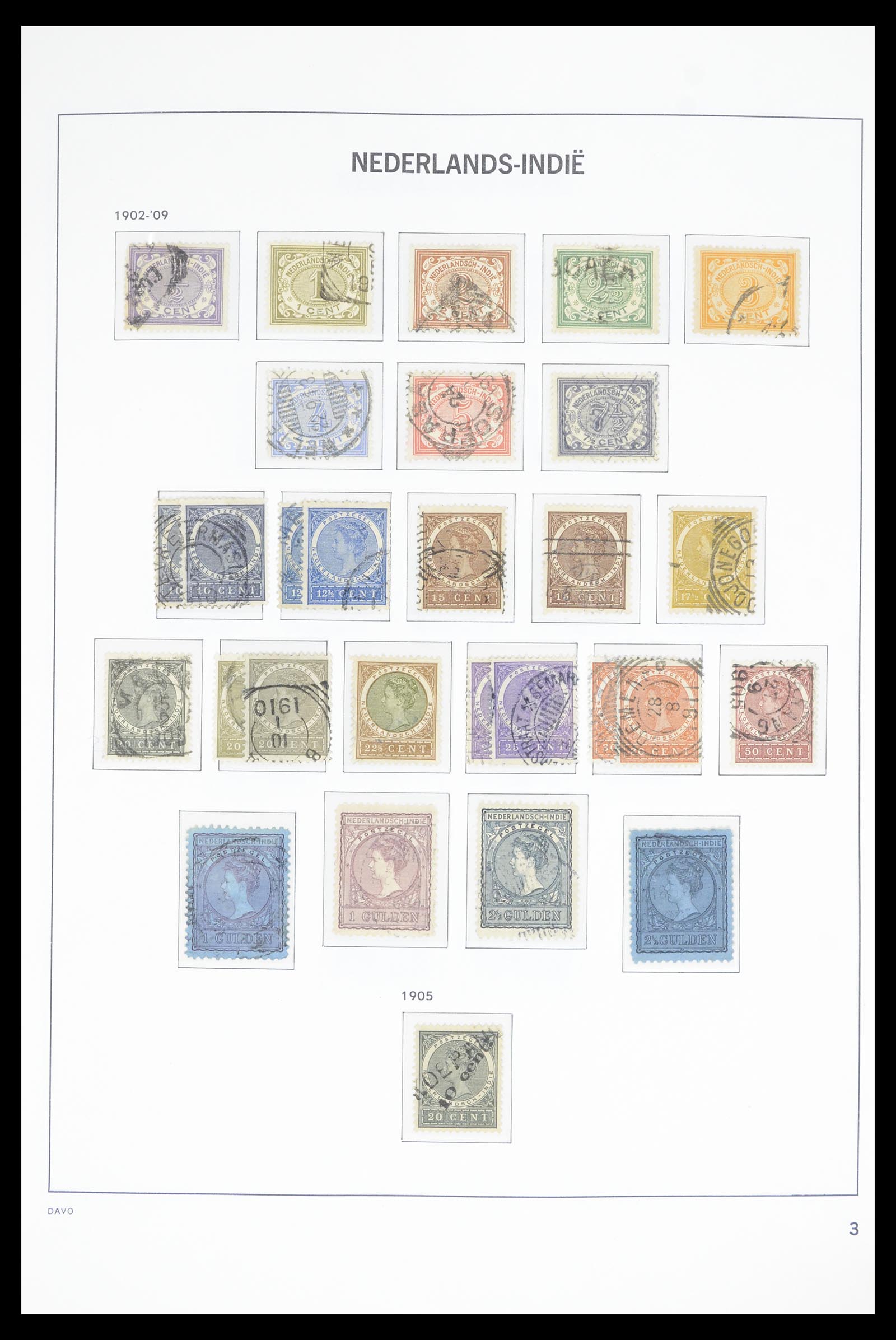 36806 003 - Postzegelverzameling 36806 Nederlands Indië 1864-1948.