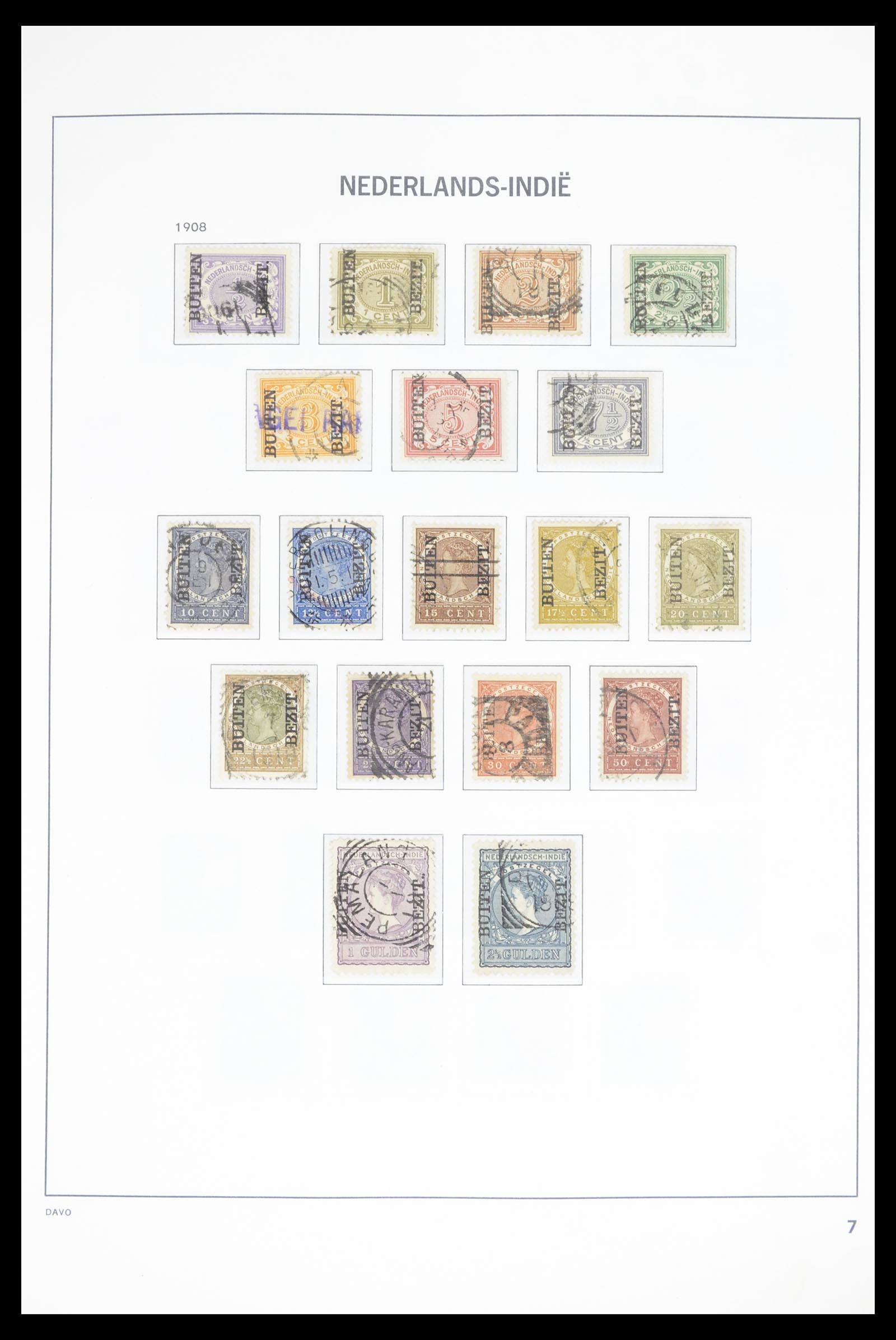 36806 005 - Postzegelverzameling 36806 Nederlands Indië 1864-1948.