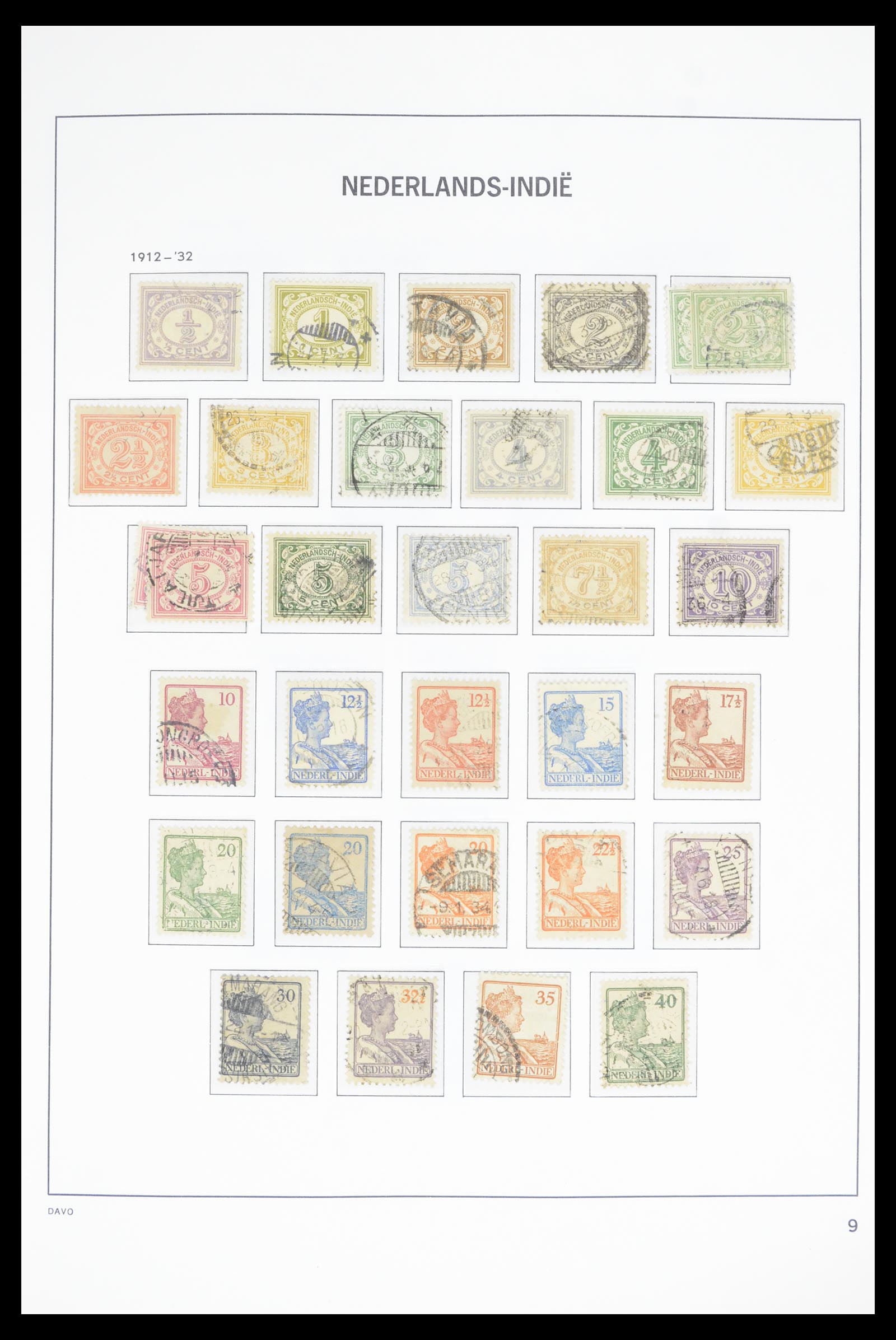 36806 006 - Postzegelverzameling 36806 Nederlands Indië 1864-1948.