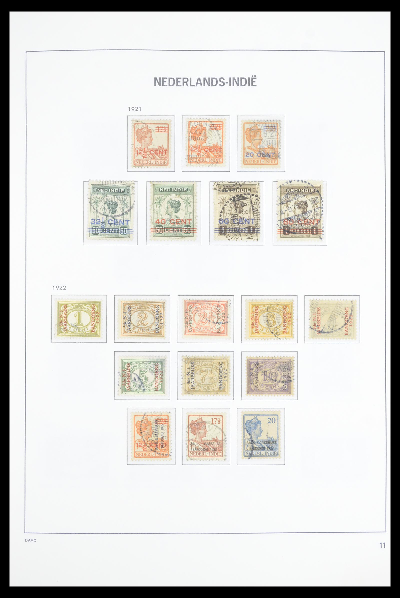 36806 008 - Postzegelverzameling 36806 Nederlands Indië 1864-1948.