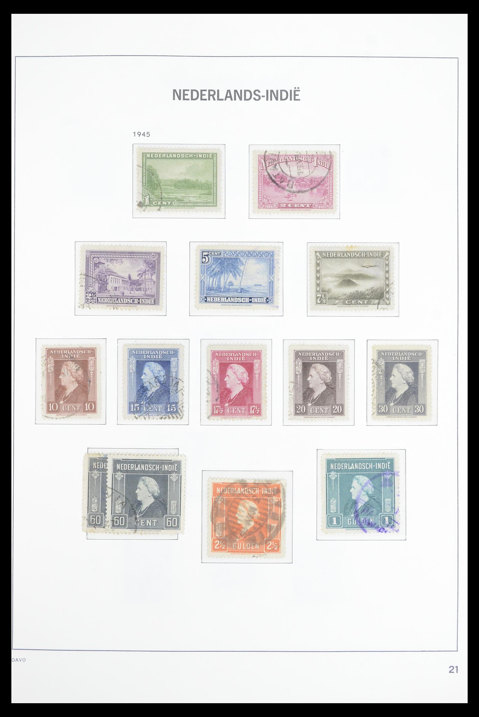 36806 018 - Postzegelverzameling 36806 Nederlands Indië 1864-1948.