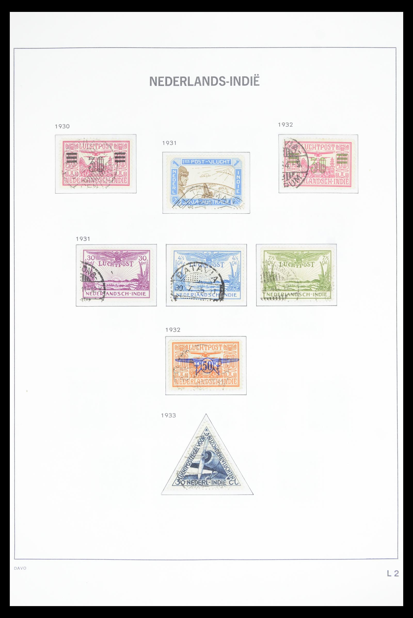 36806 022 - Postzegelverzameling 36806 Nederlands Indië 1864-1948.