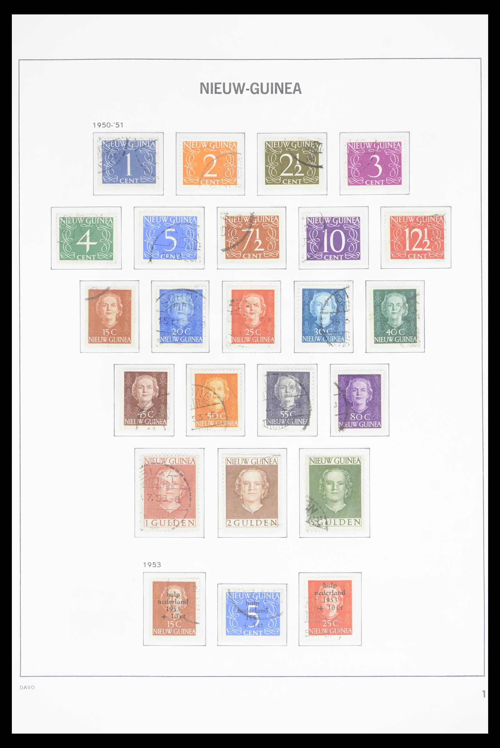 36806 030 - Postzegelverzameling 36806 Nederlands Indië 1864-1948.
