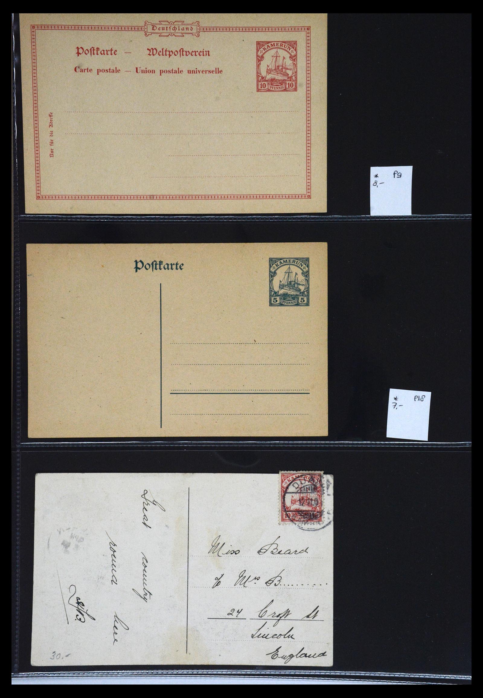 36808 013 - Postzegelverzameling 36808 Duits Kameroen 1890-1915.