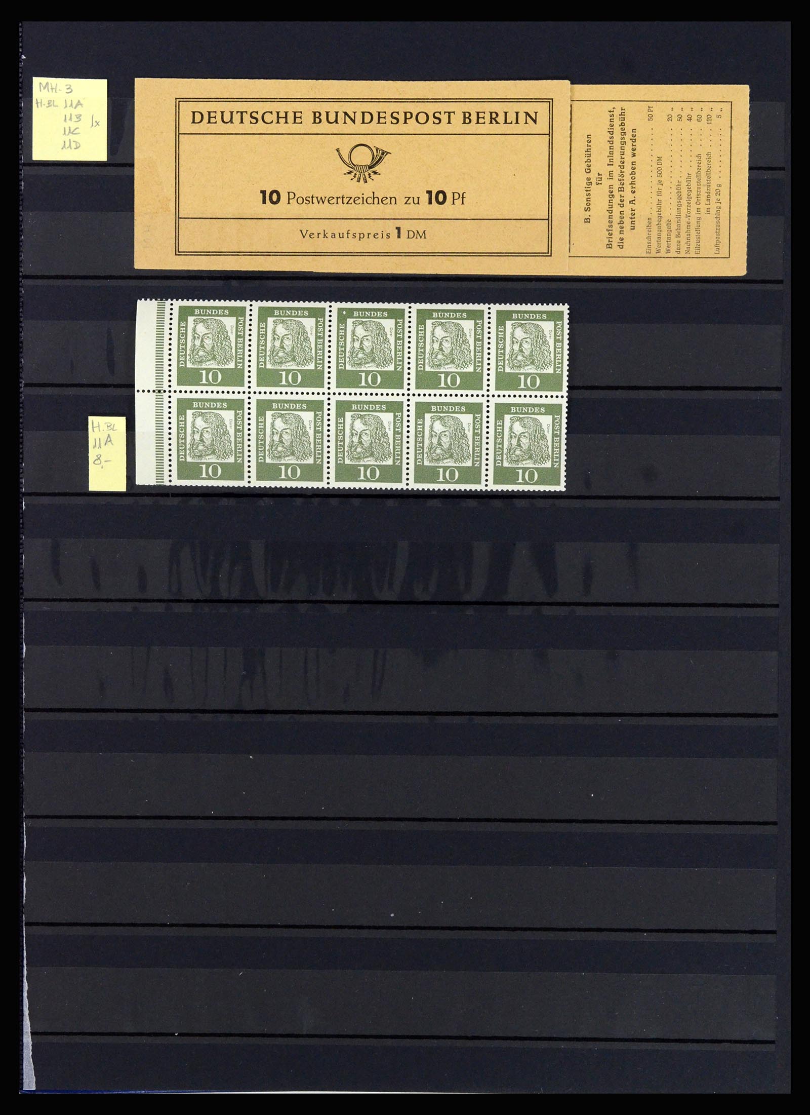 36813 005 - Stamp collection 36813 Berlin combinations 1949-1980.