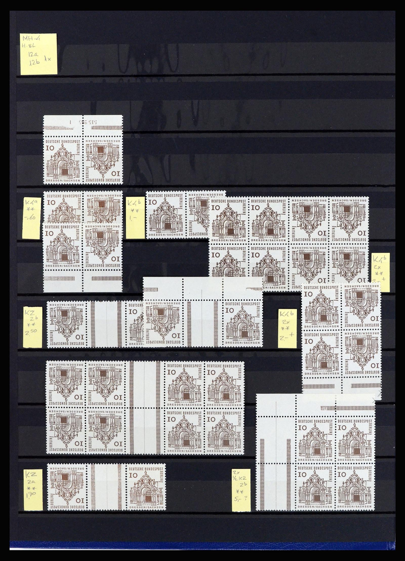 36813 006 - Postzegelverzameling 36813 Berlijn combinaties 1949-1980.