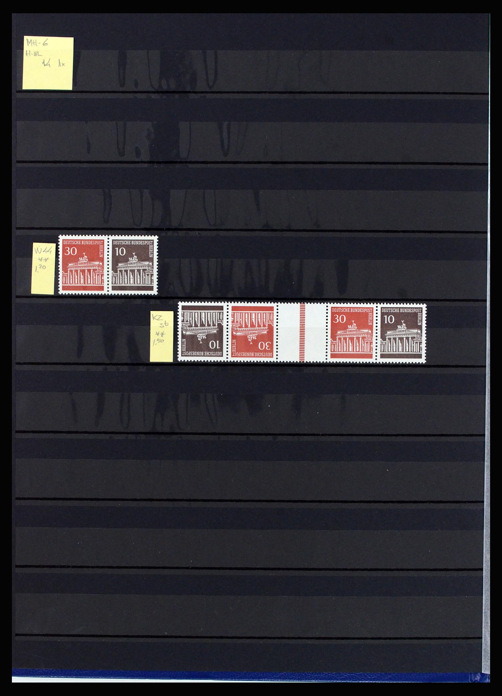 36813 008 - Stamp collection 36813 Berlin combinations 1949-1980.