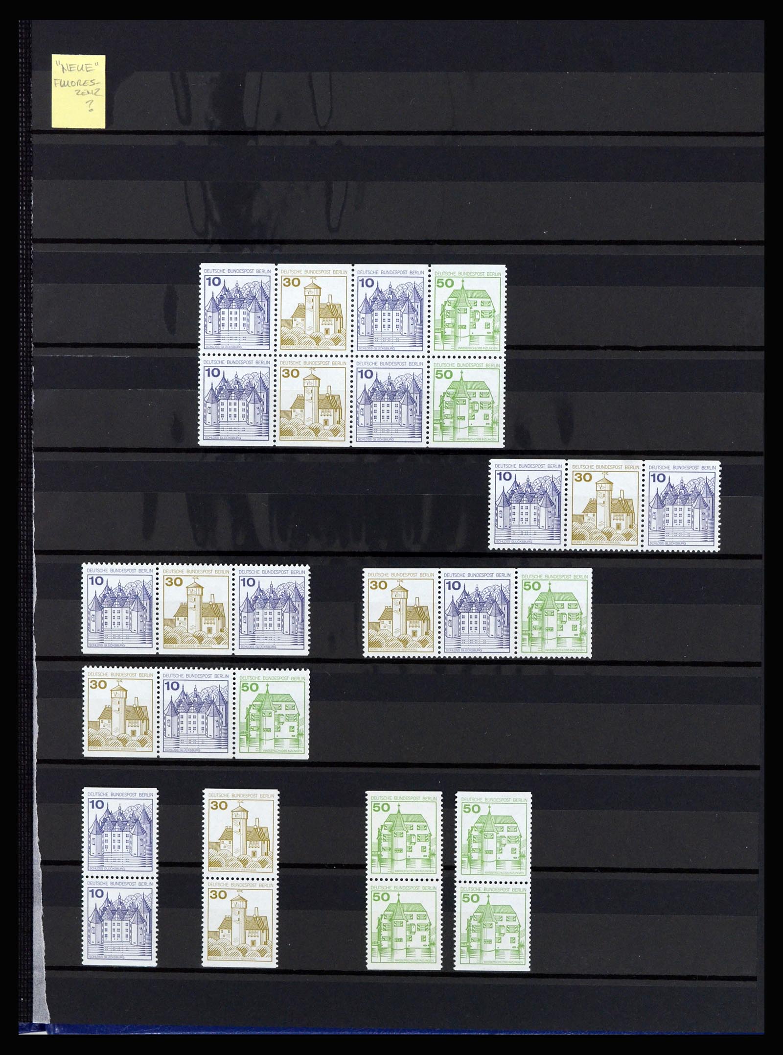36813 015 - Stamp collection 36813 Berlin combinations 1949-1980.