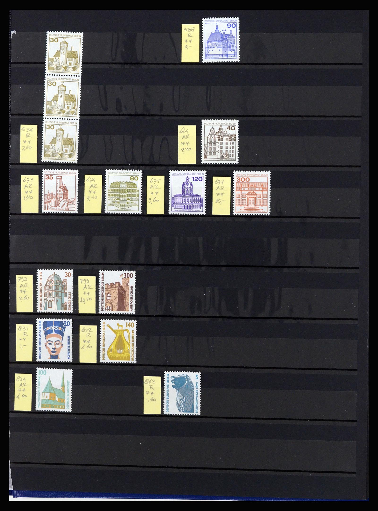 36813 020 - Postzegelverzameling 36813 Berlijn combinaties 1949-1980.