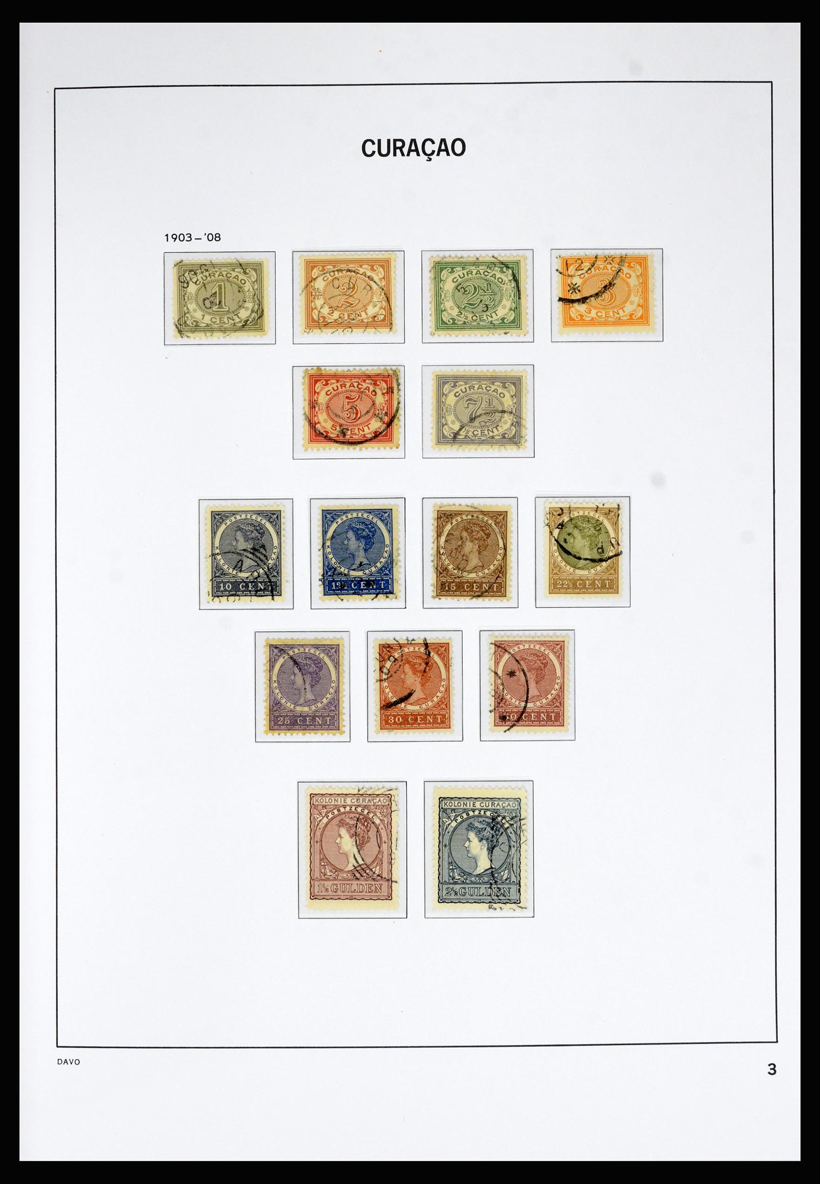 36815 003 - Postzegelverzameling 36815 Curaçao en Nederlandse Antillen 1873-2010.