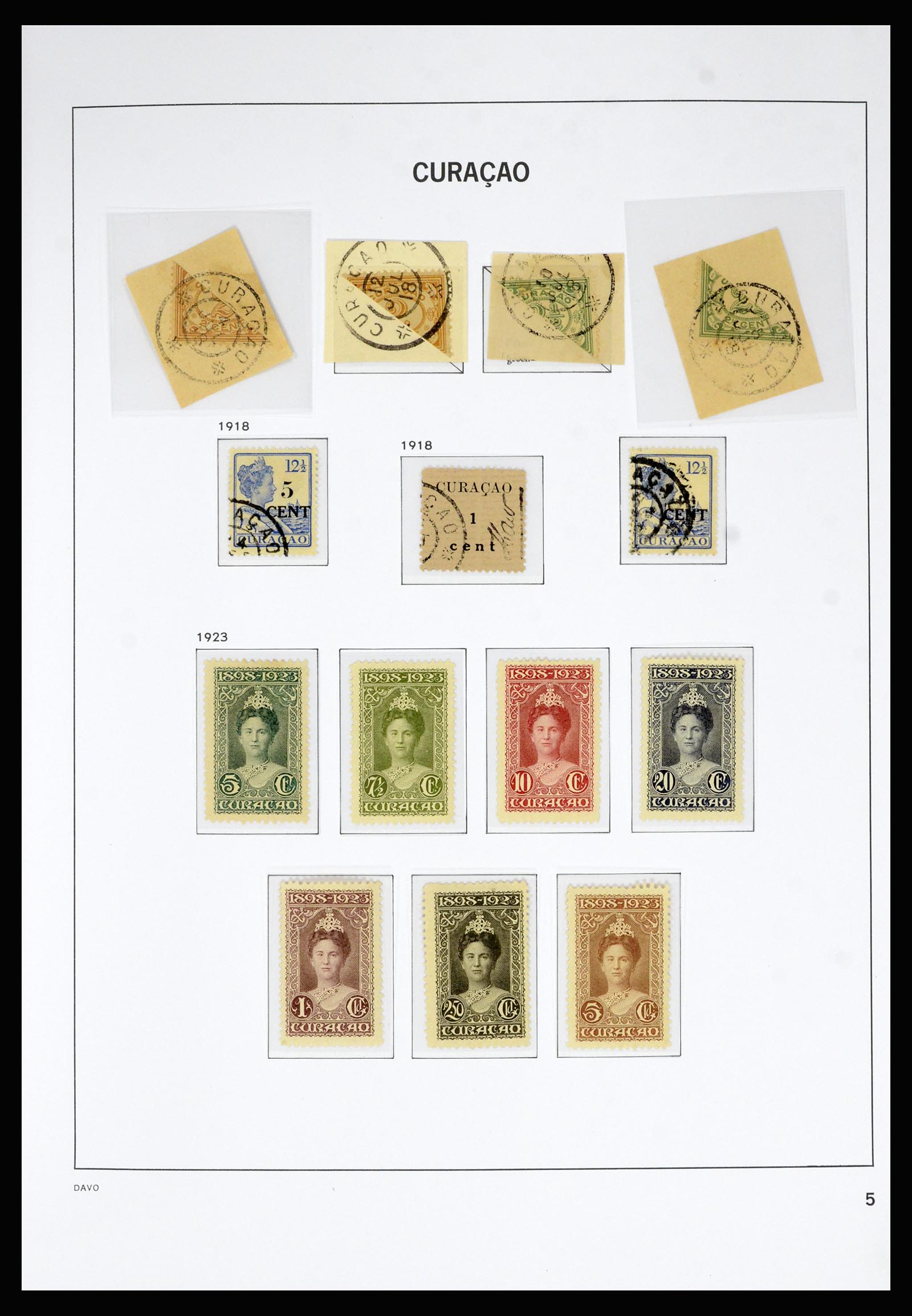 36815 005 - Stamp collection 36815 Curaçao and Netherlands Antilles 1873-2010.