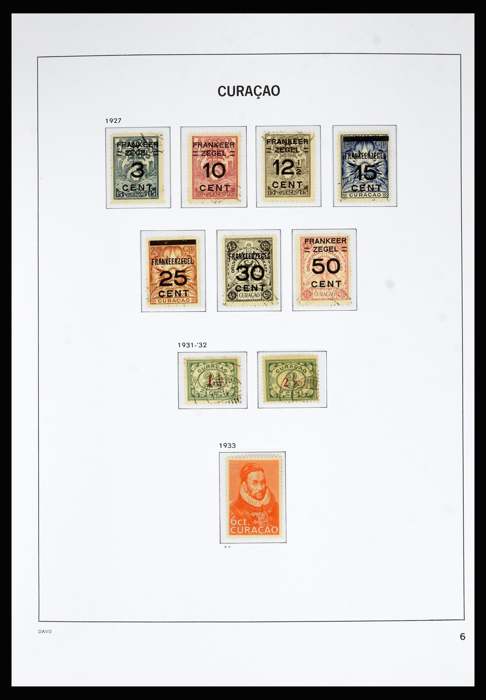 36815 006 - Stamp collection 36815 Curaçao and Netherlands Antilles 1873-2010.