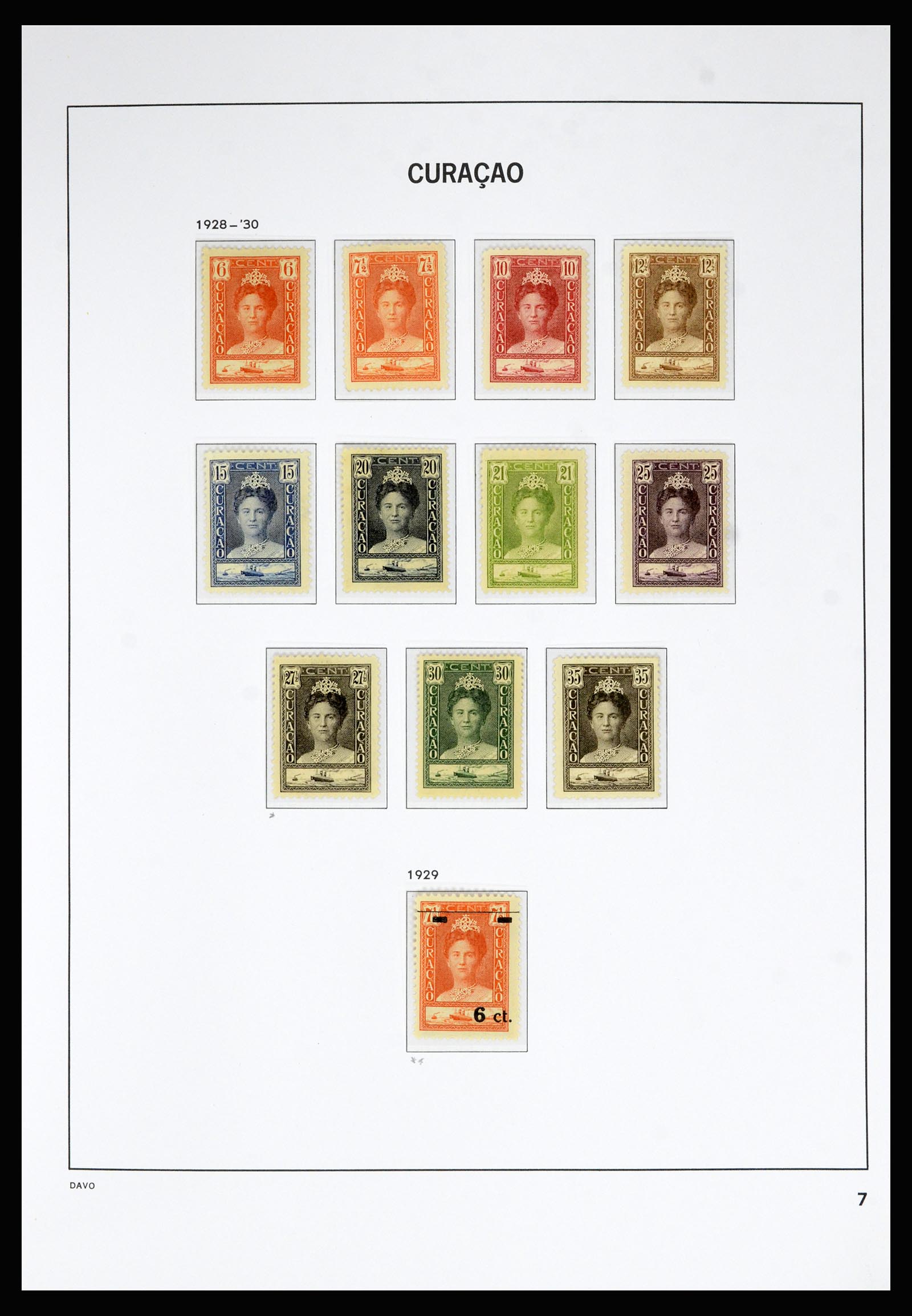 36815 007 - Stamp collection 36815 Curaçao and Netherlands Antilles 1873-2010.