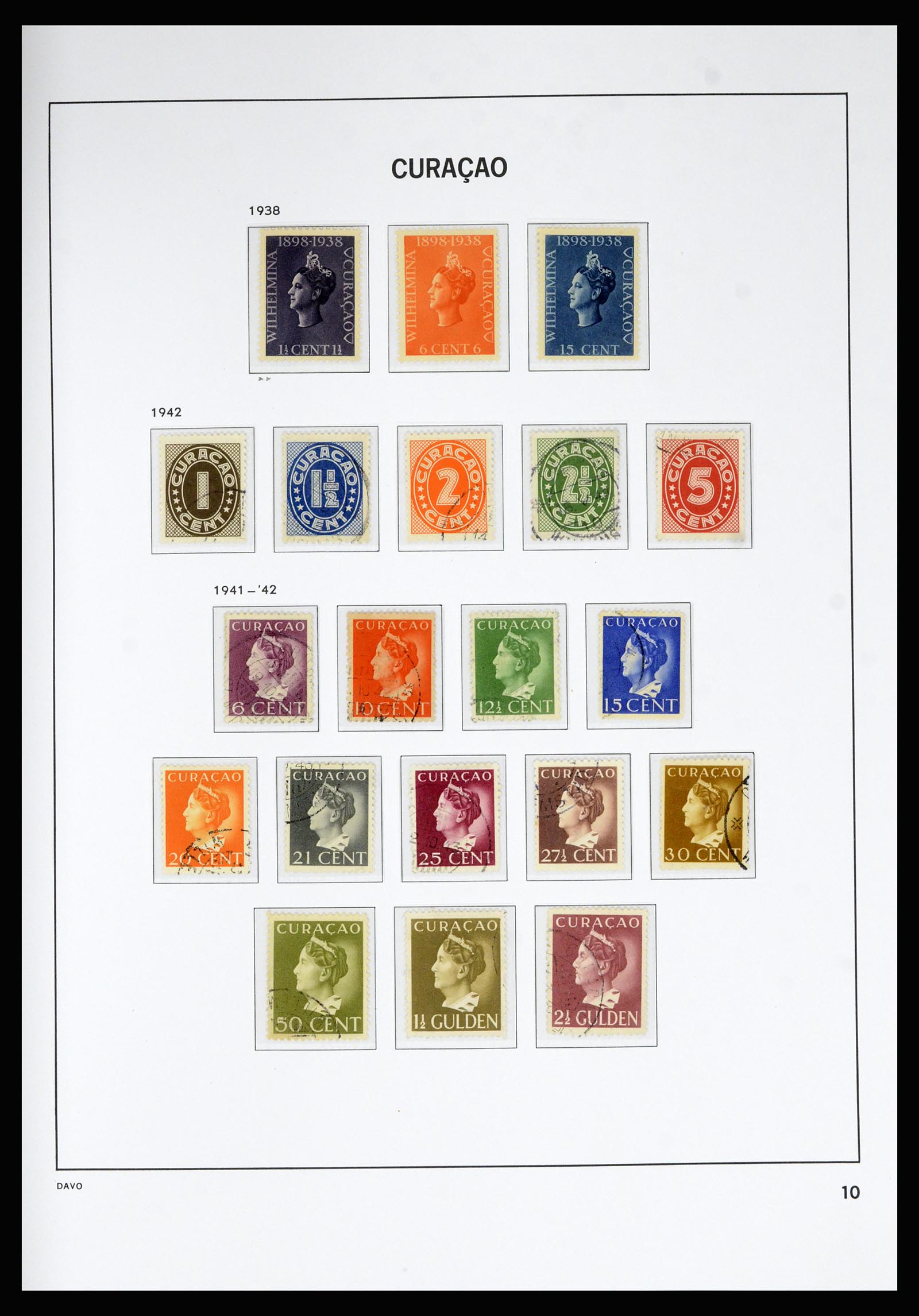 36815 010 - Postzegelverzameling 36815 Curaçao en Nederlandse Antillen 1873-2010.