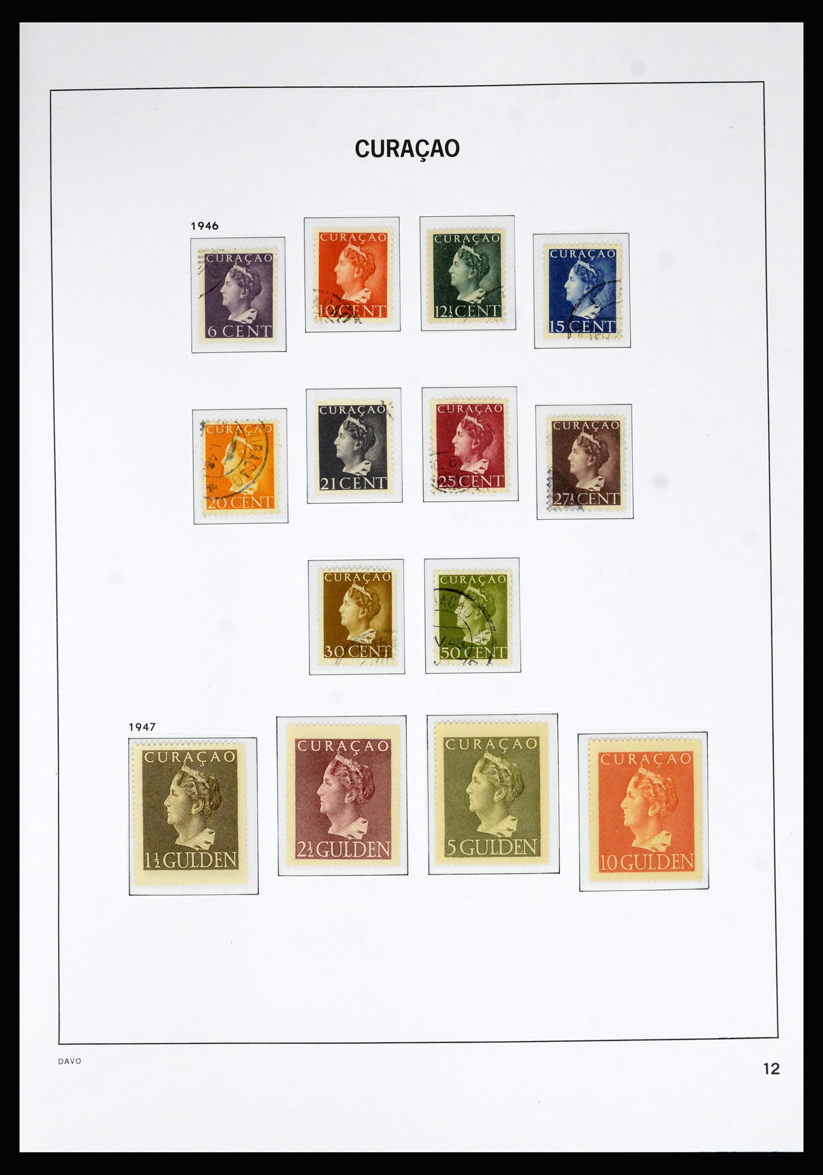 36815 013 - Postzegelverzameling 36815 Curaçao en Nederlandse Antillen 1873-2010.