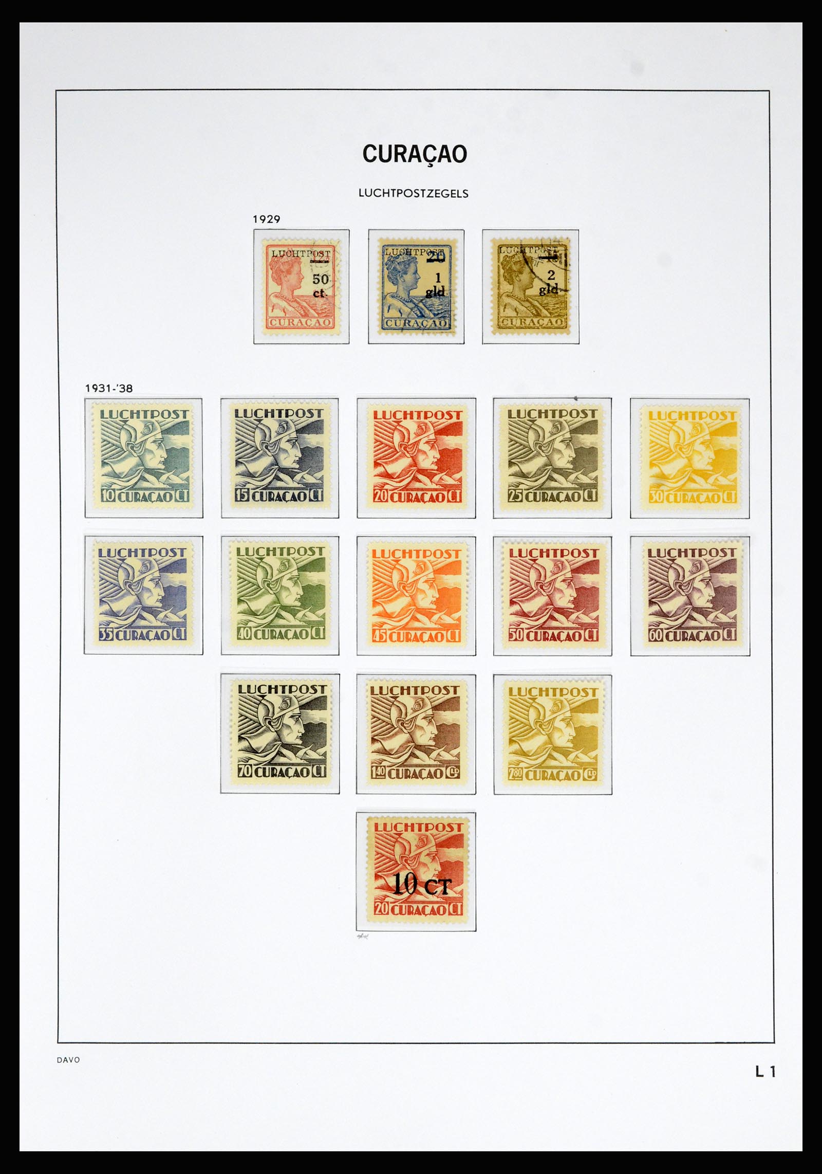 36815 016 - Postzegelverzameling 36815 Curaçao en Nederlandse Antillen 1873-2010.